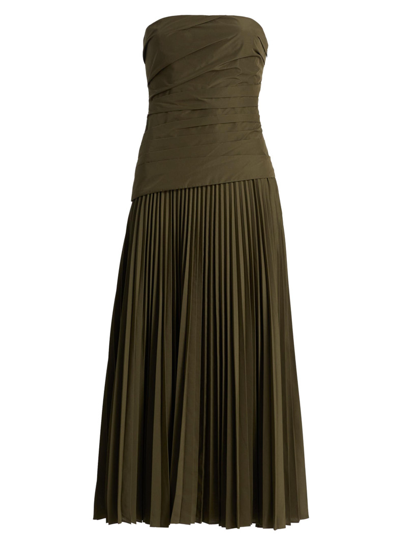 Women's Arie Strapless Bustier Midi-Dress - Fern 1