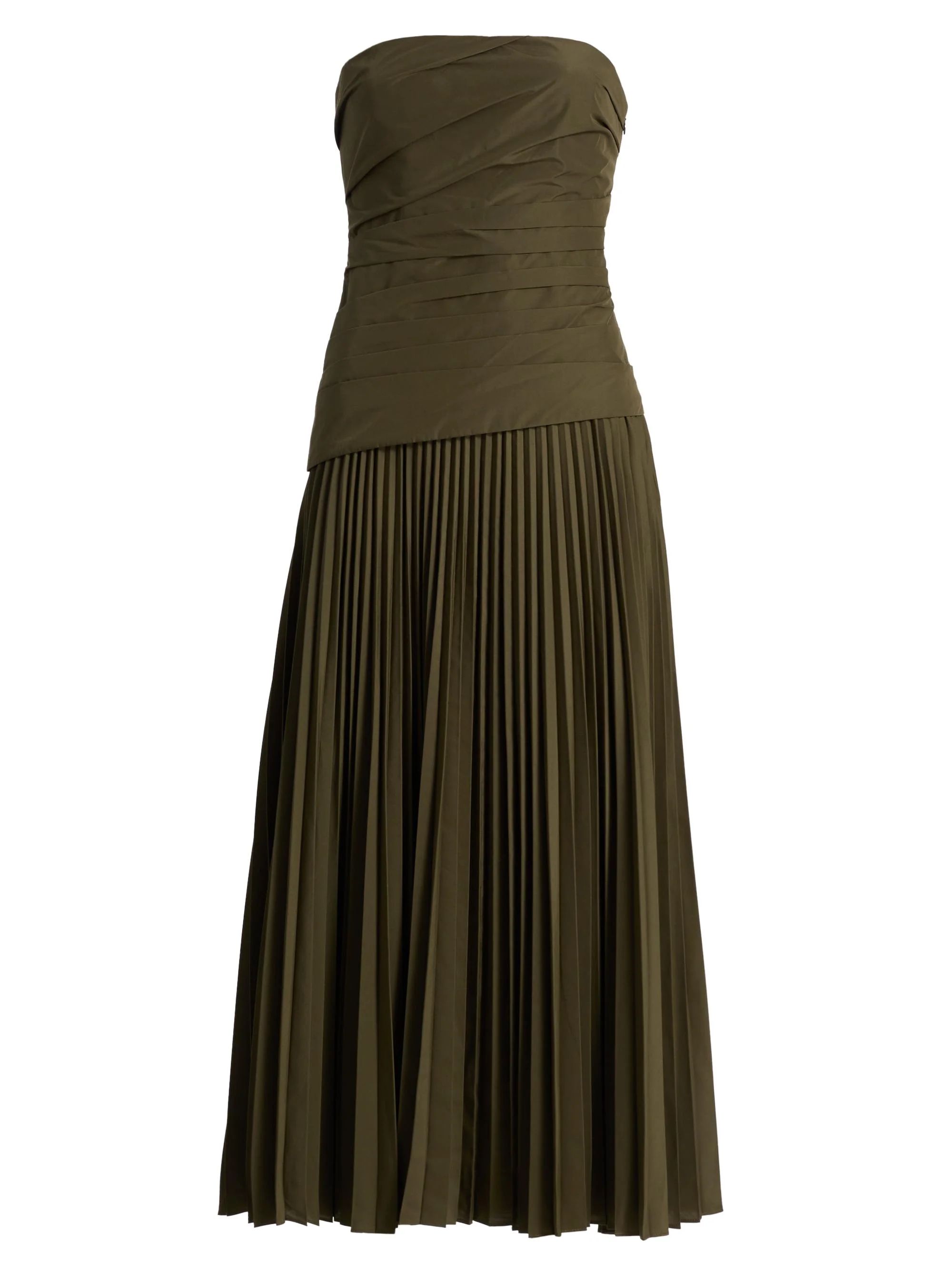 Women's Arie Strapless Bustier Midi-Dress - Fern - 1
