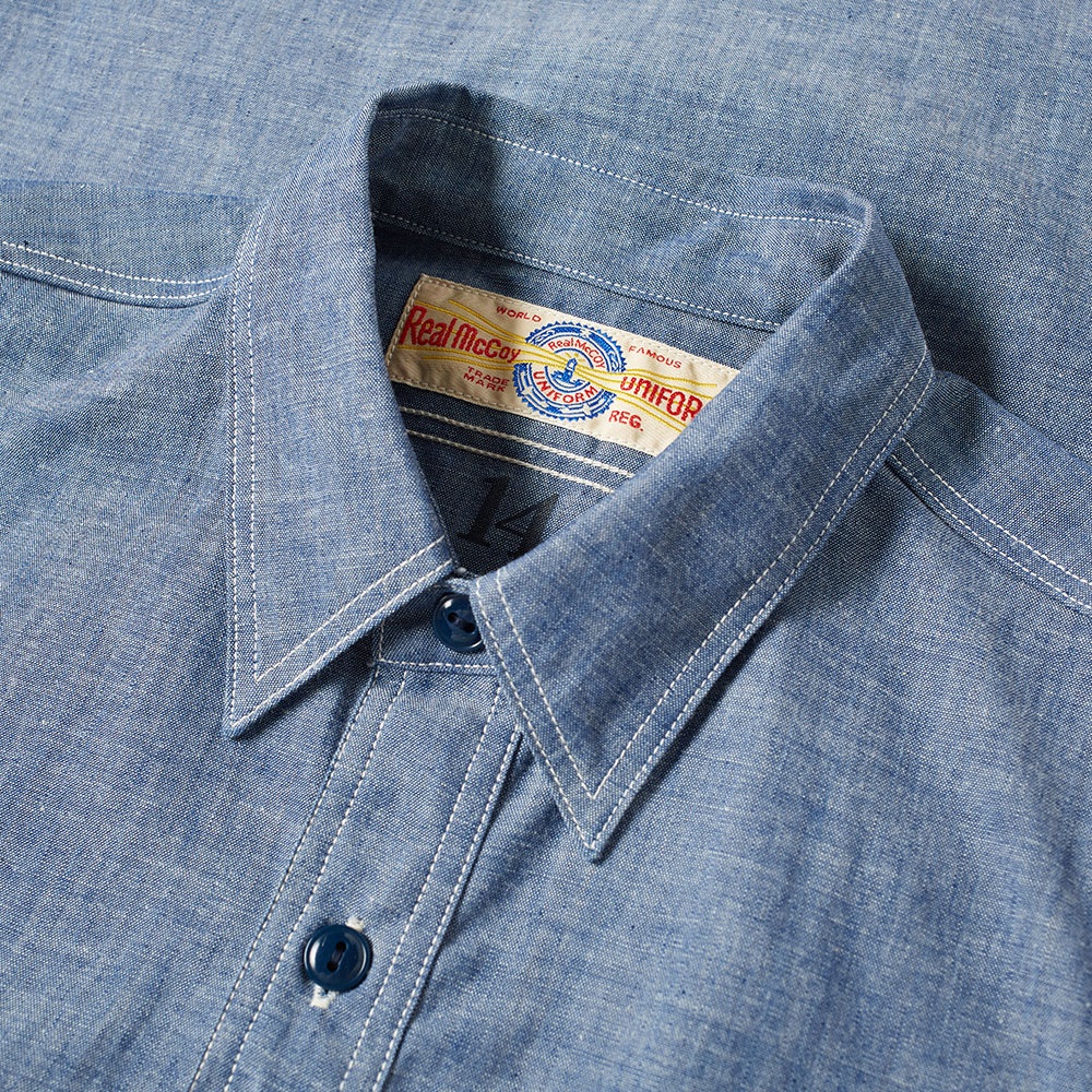 The Real McCoy's U.S.N. Chambray Shirt - 2