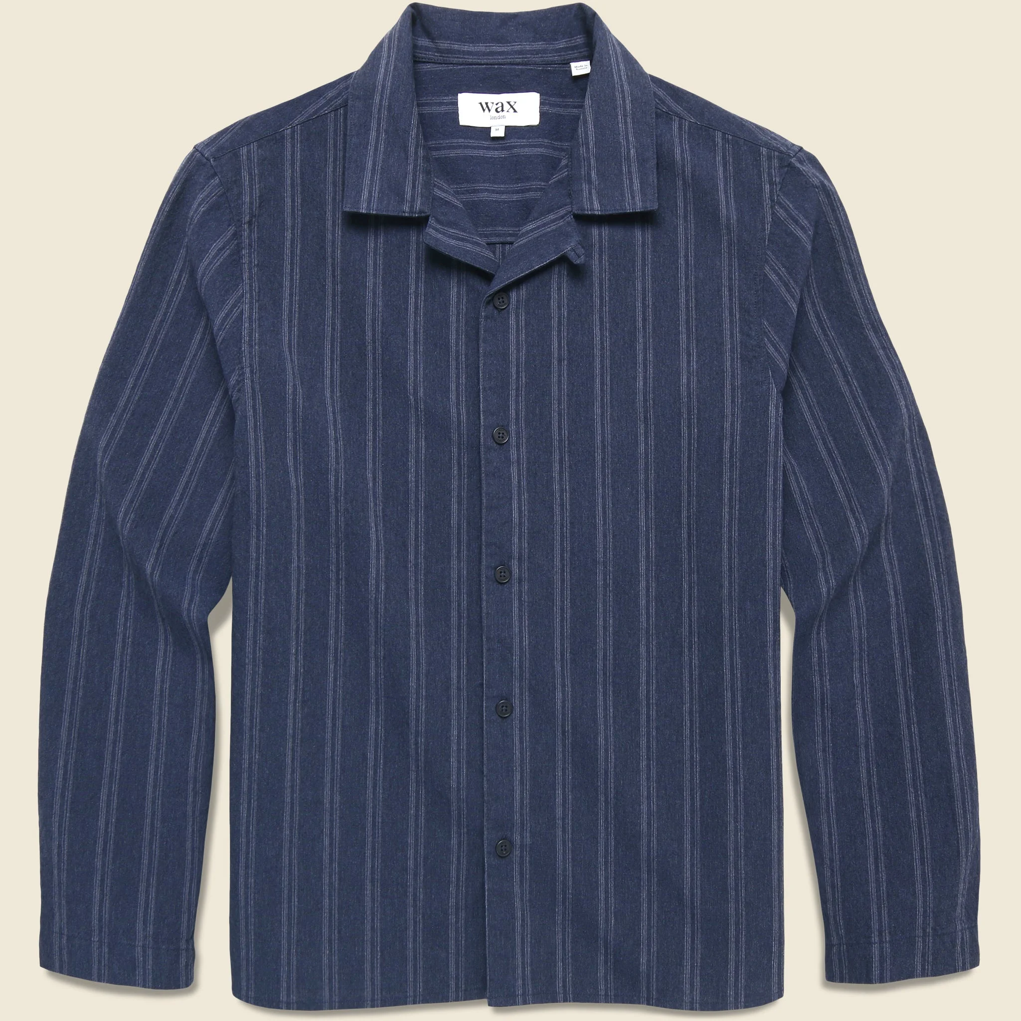 Corey Wide Stripe Shirt - Navy - 1