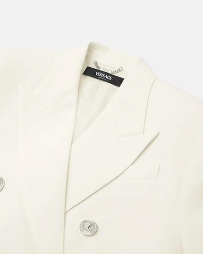 VERSACE Slim Masculine Double-Breasted Blazer outlook