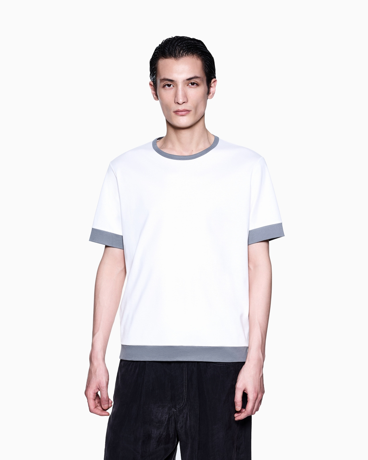ORGANIC COTTON JERSEY CREW-NECK T-SHIRT - 4