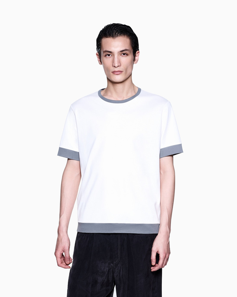 GIORGIO ARMANI ORGANIC COTTON JERSEY CREW-NECK T-SHIRT outlook