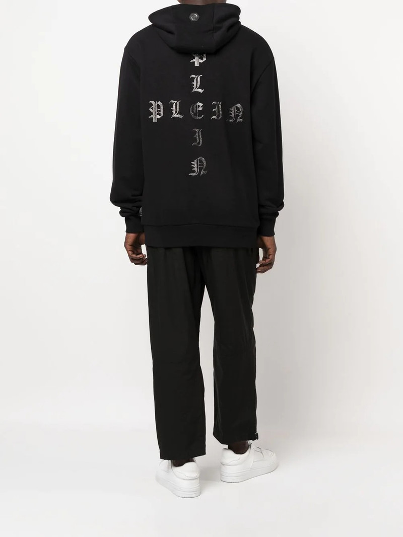 PHILIPP PLEIN Gothic Plein long-sleeve hoodie outlook