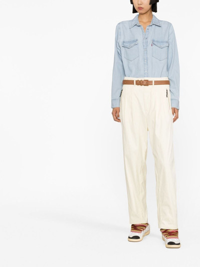 Levi's long-sleeved denim shirt outlook