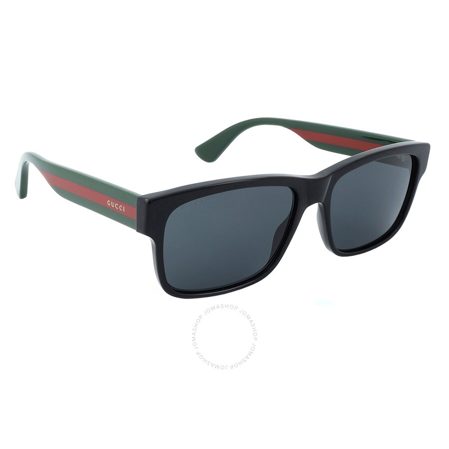 Gucci Grey Square Men's Sunglasses GG0340S 006 58 - 5