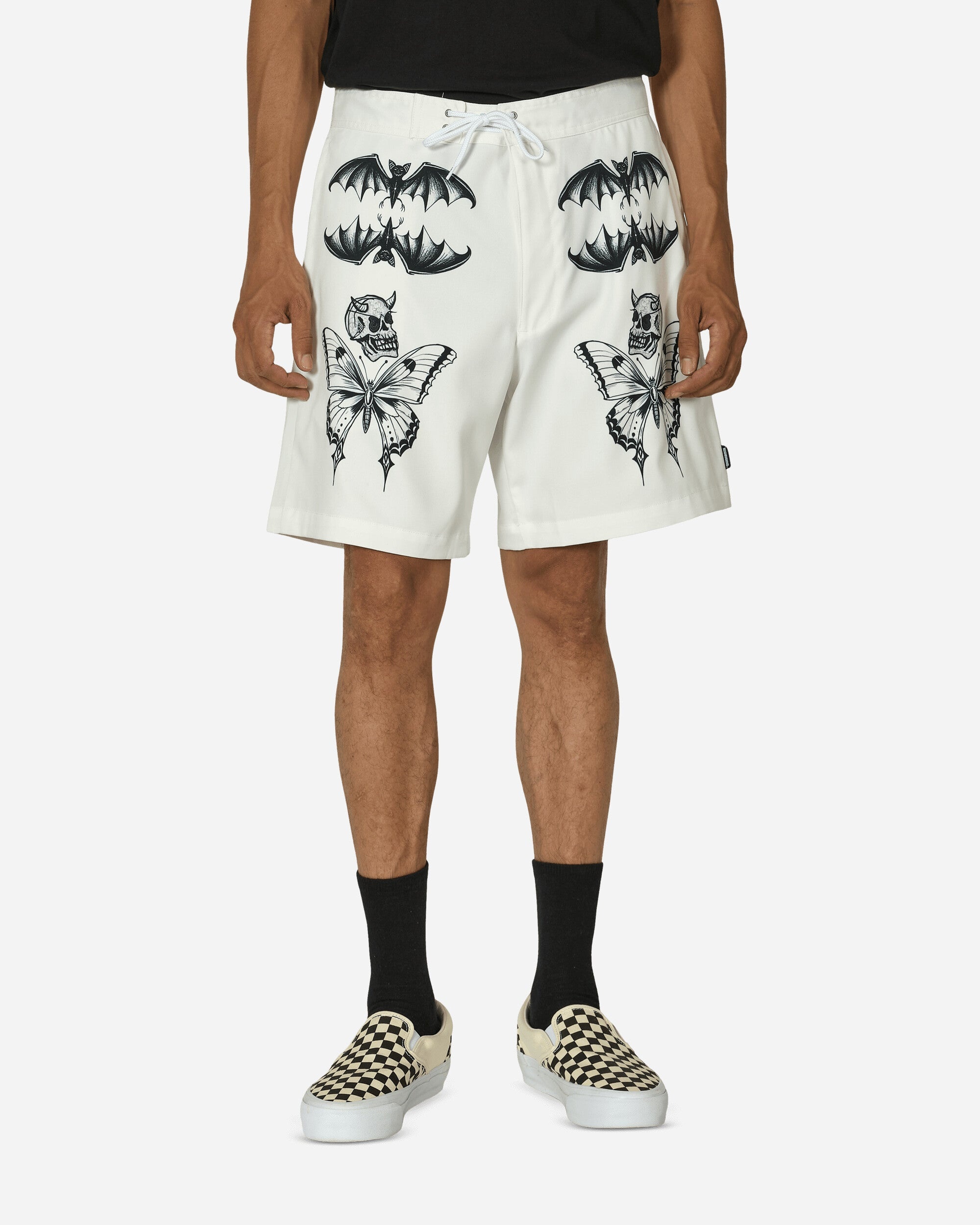 全国送料無料・イイ店 NEIGHBORHOOD Dr. Woo Short Pants White | slamjam | REVERSIBLE パンツ