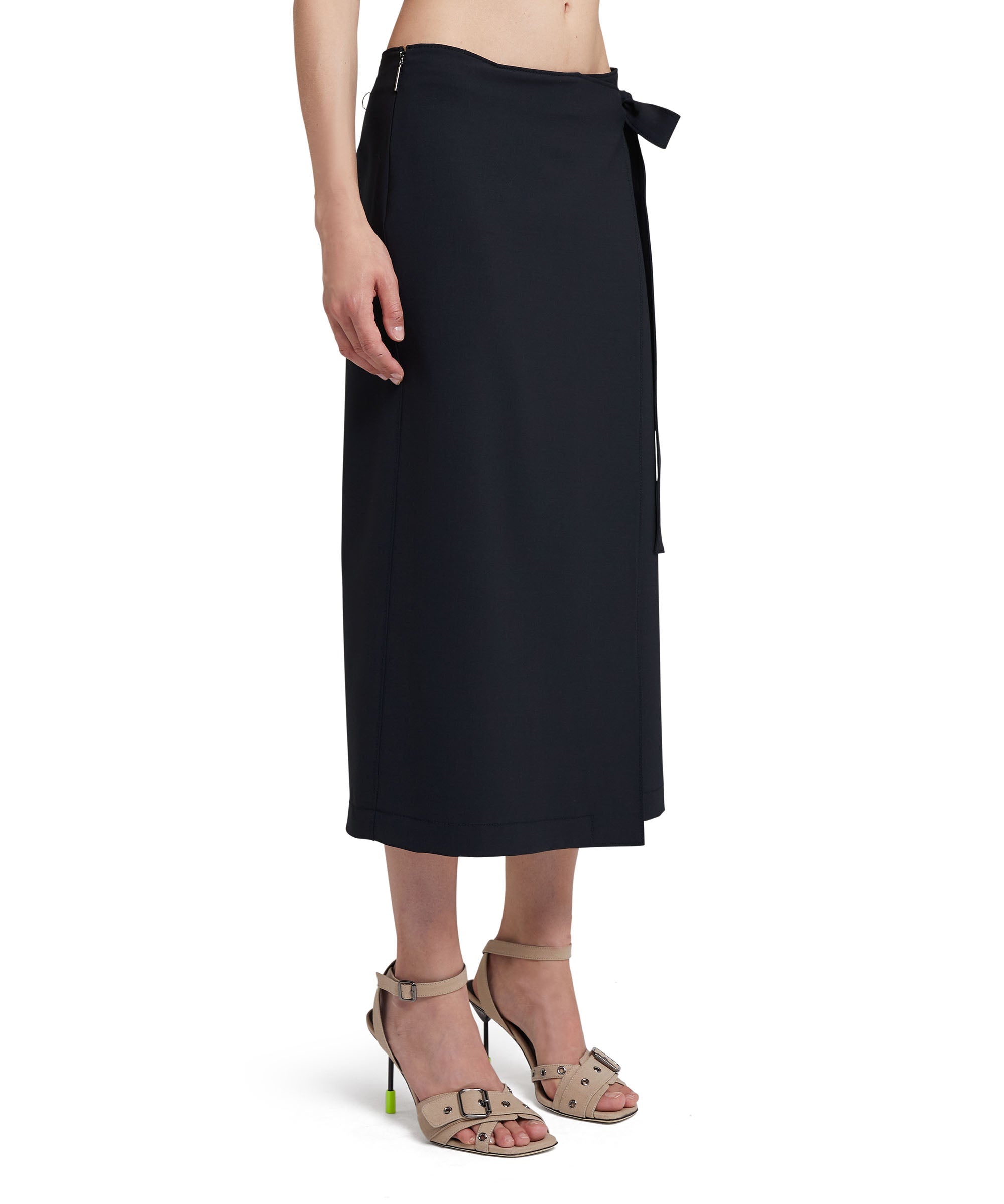 Fresh wool wrap midi skirt - 4