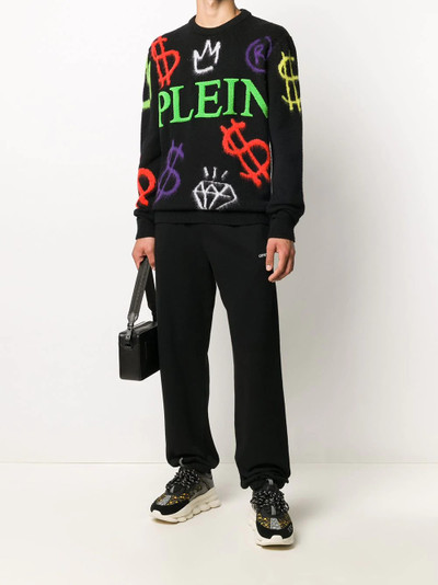 PHILIPP PLEIN graffiti pattern jumper outlook