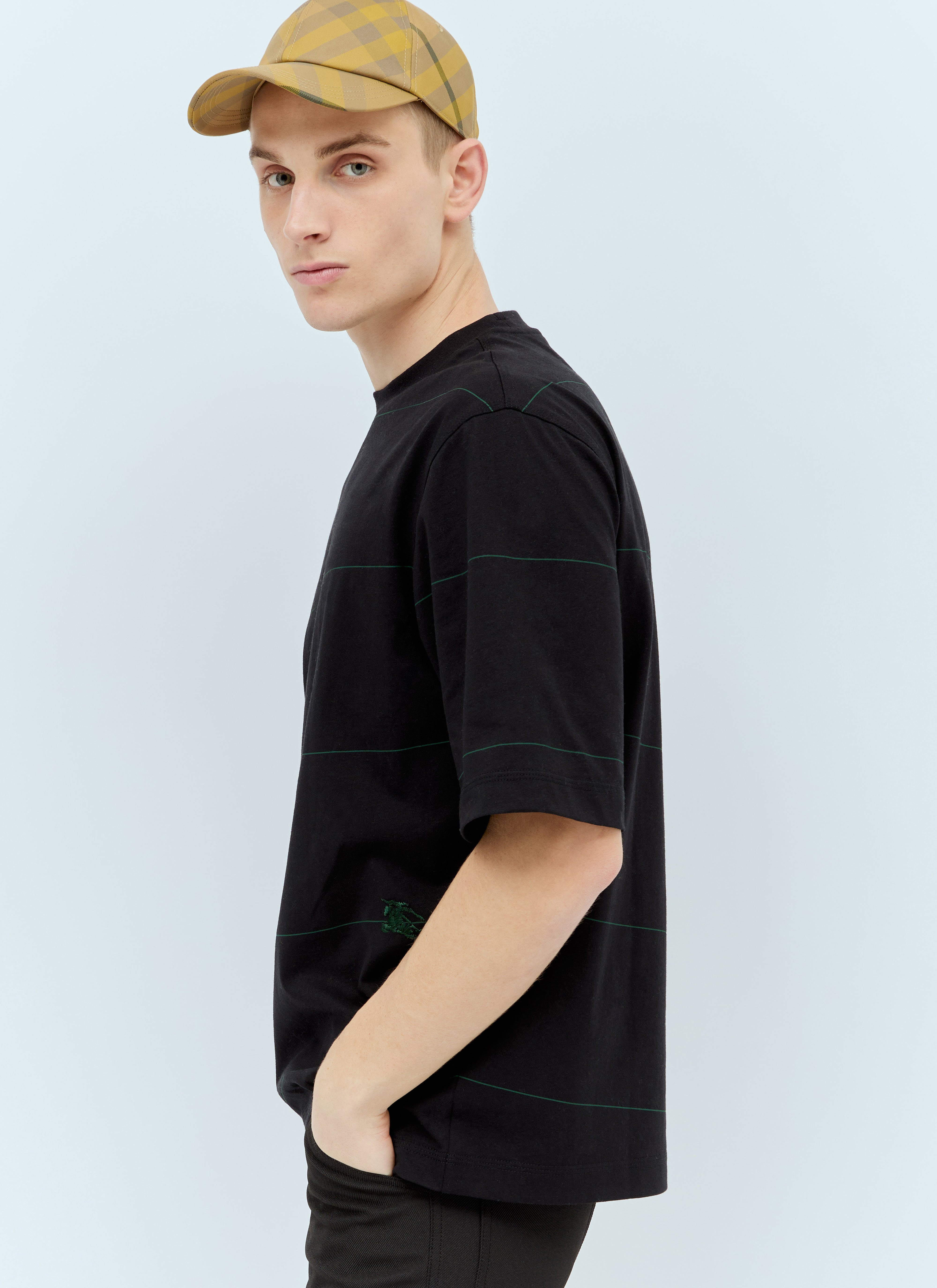 Burberry Men Striped Cotton T-Shirt - 6