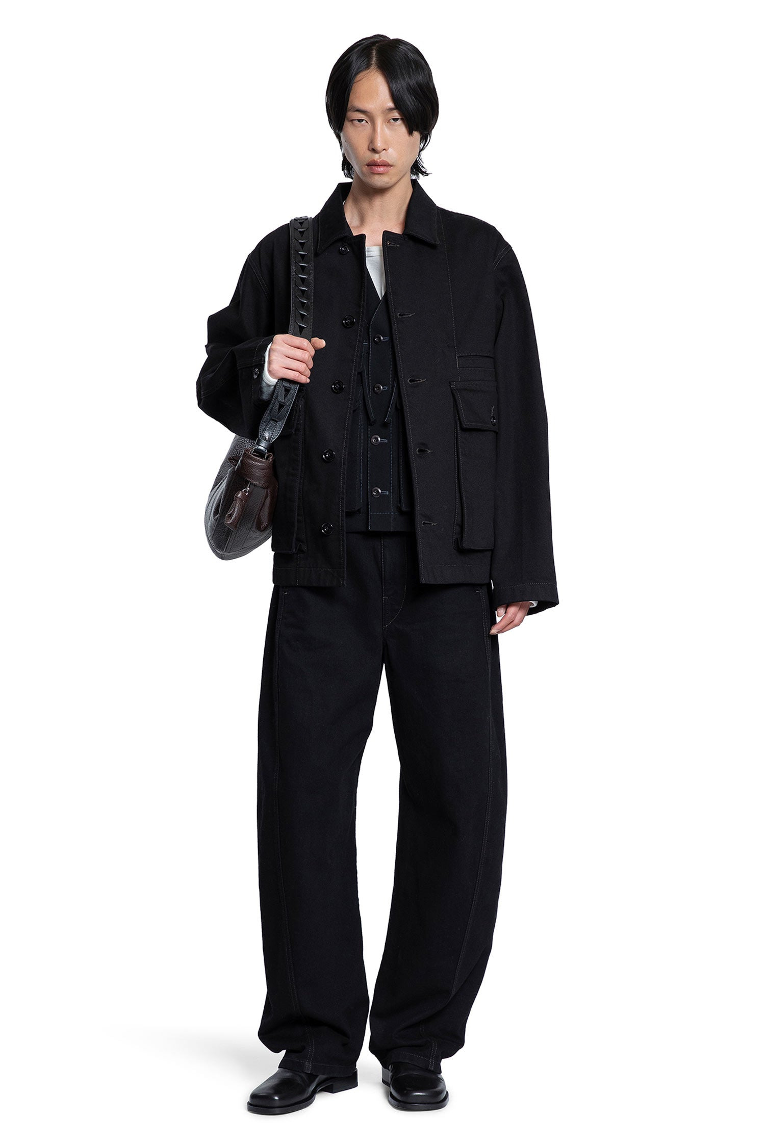 Lemaire Man Black Jackets - 4