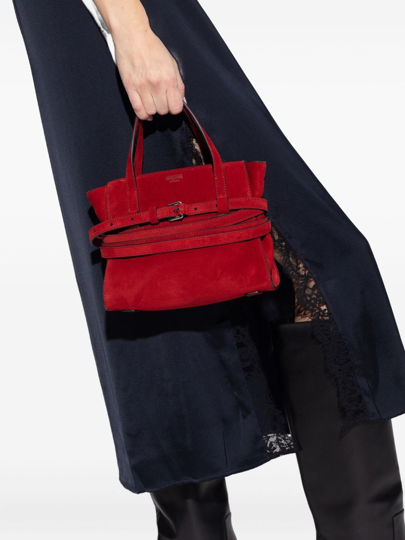 Moschino small buckle-strap tote bag outlook