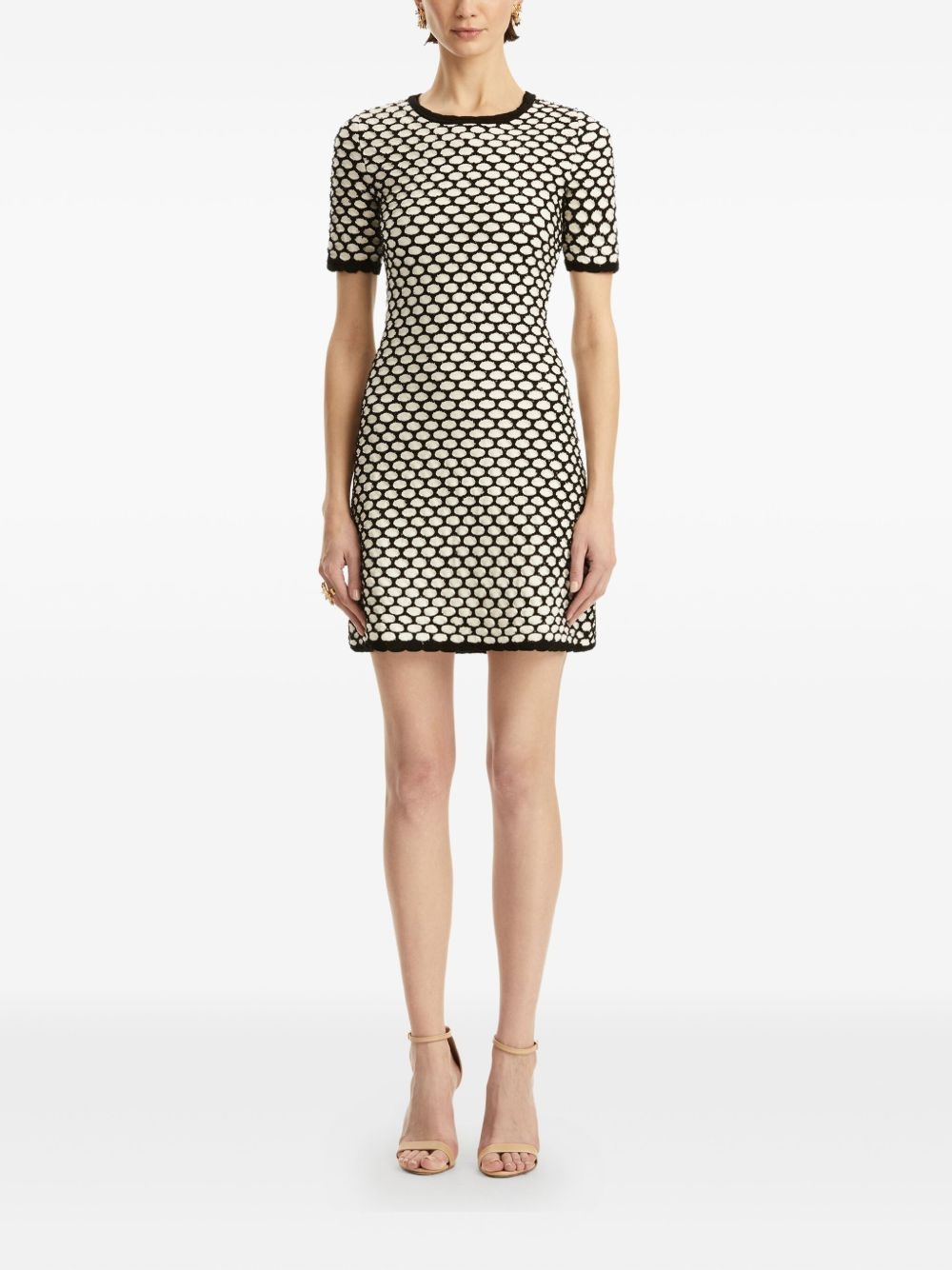 two-tone mini dress - 2