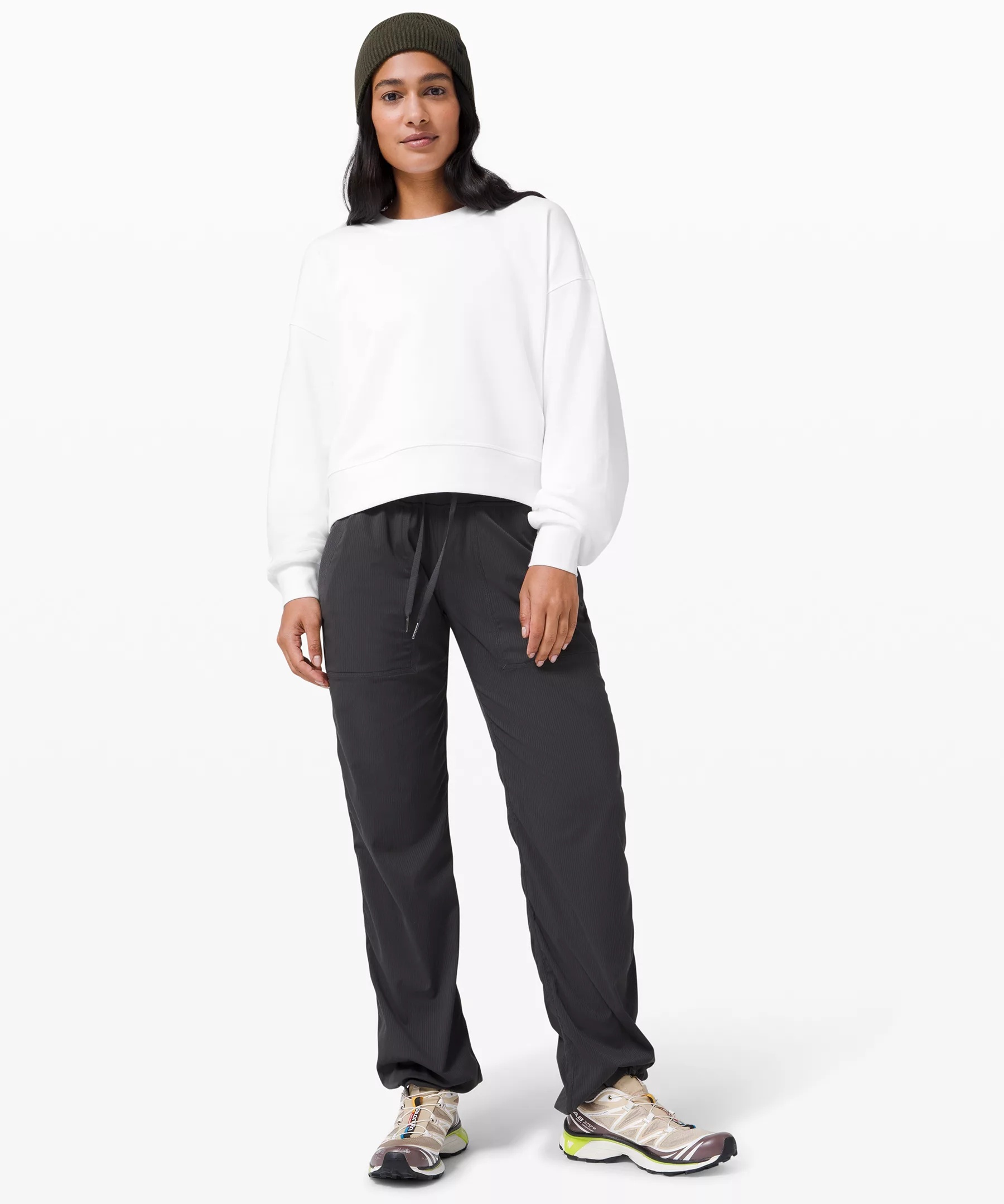 Perfectly Oversized Cropped Crew *French Terry - 2