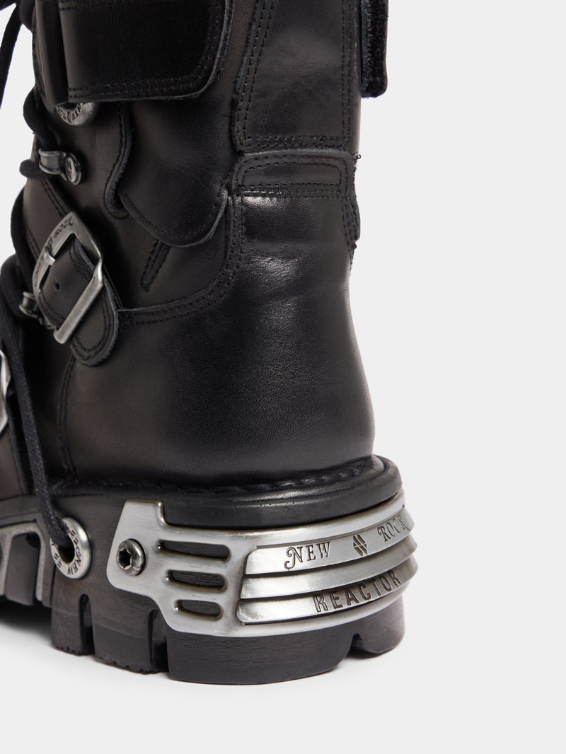 RABANNE X NEW ROCK BLACK BOOTS 5