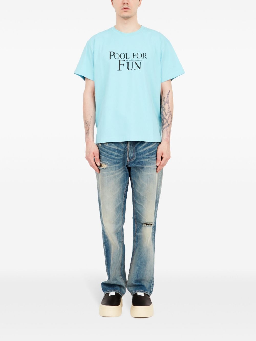 slogan-print T-shirt - 2