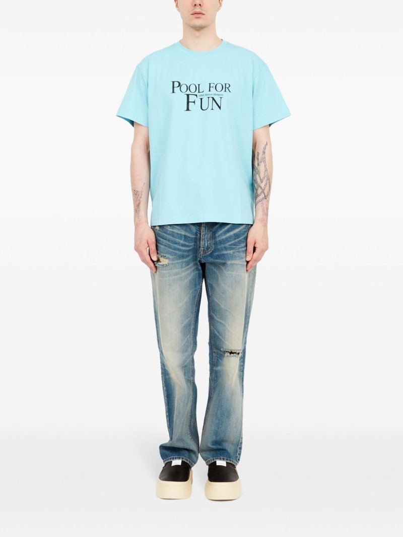 MM6 Maison Margiela slogan-print T-shirt outlook
