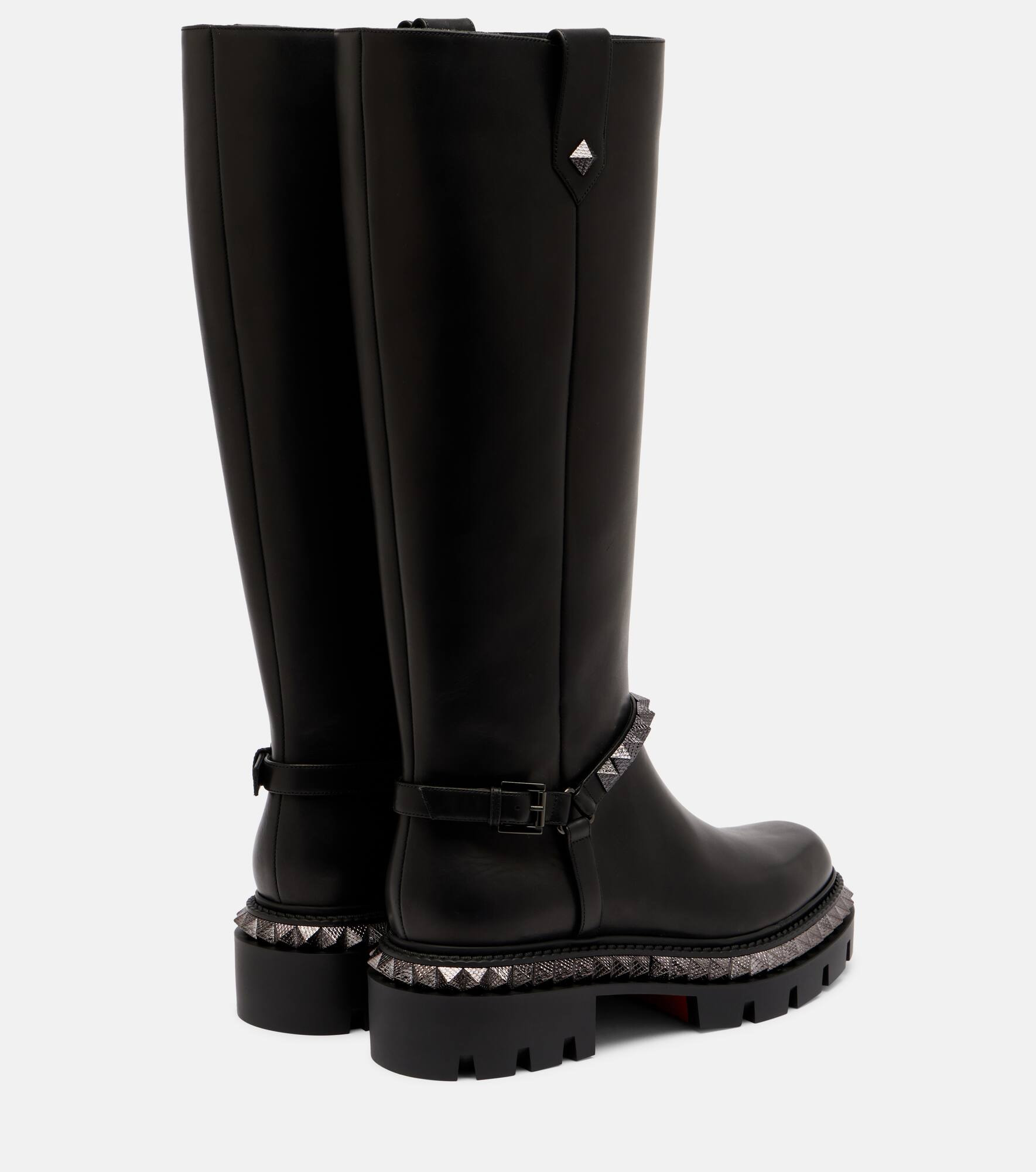 Marinetta studded leather knee-high boots - 2