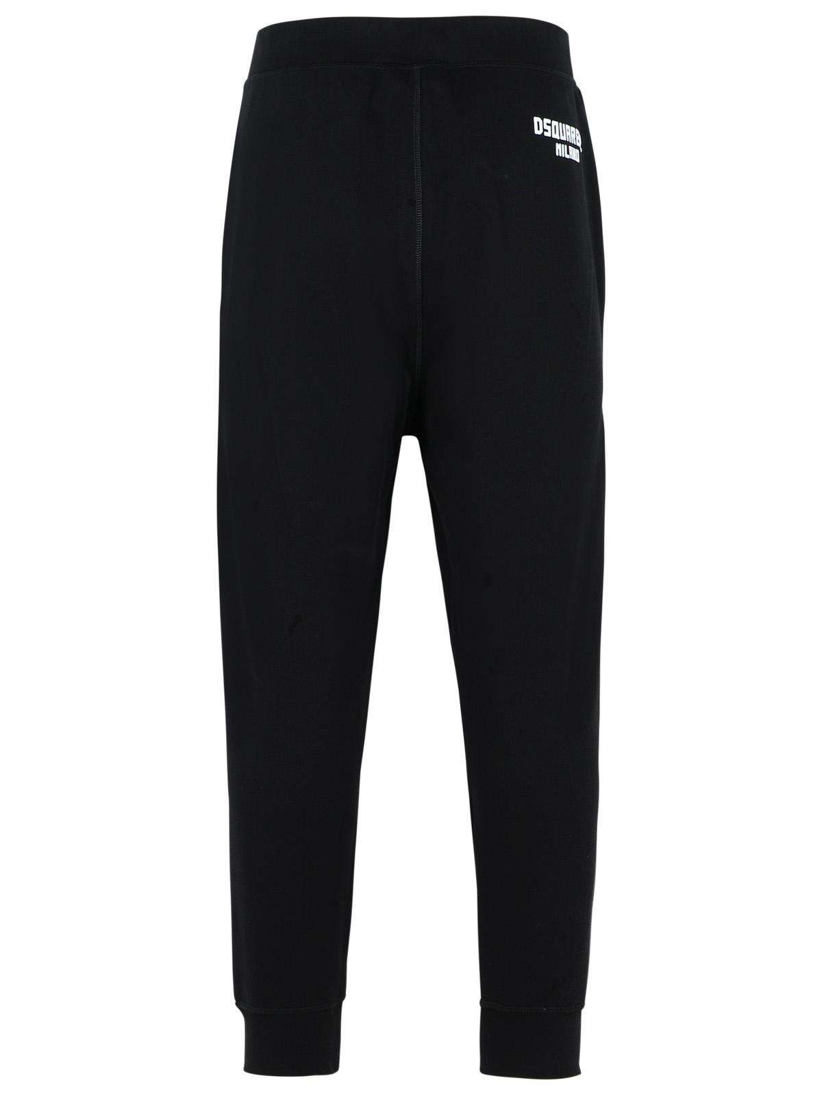 Dsquared2 Relaxed' Black Cotton Pants Men - 3