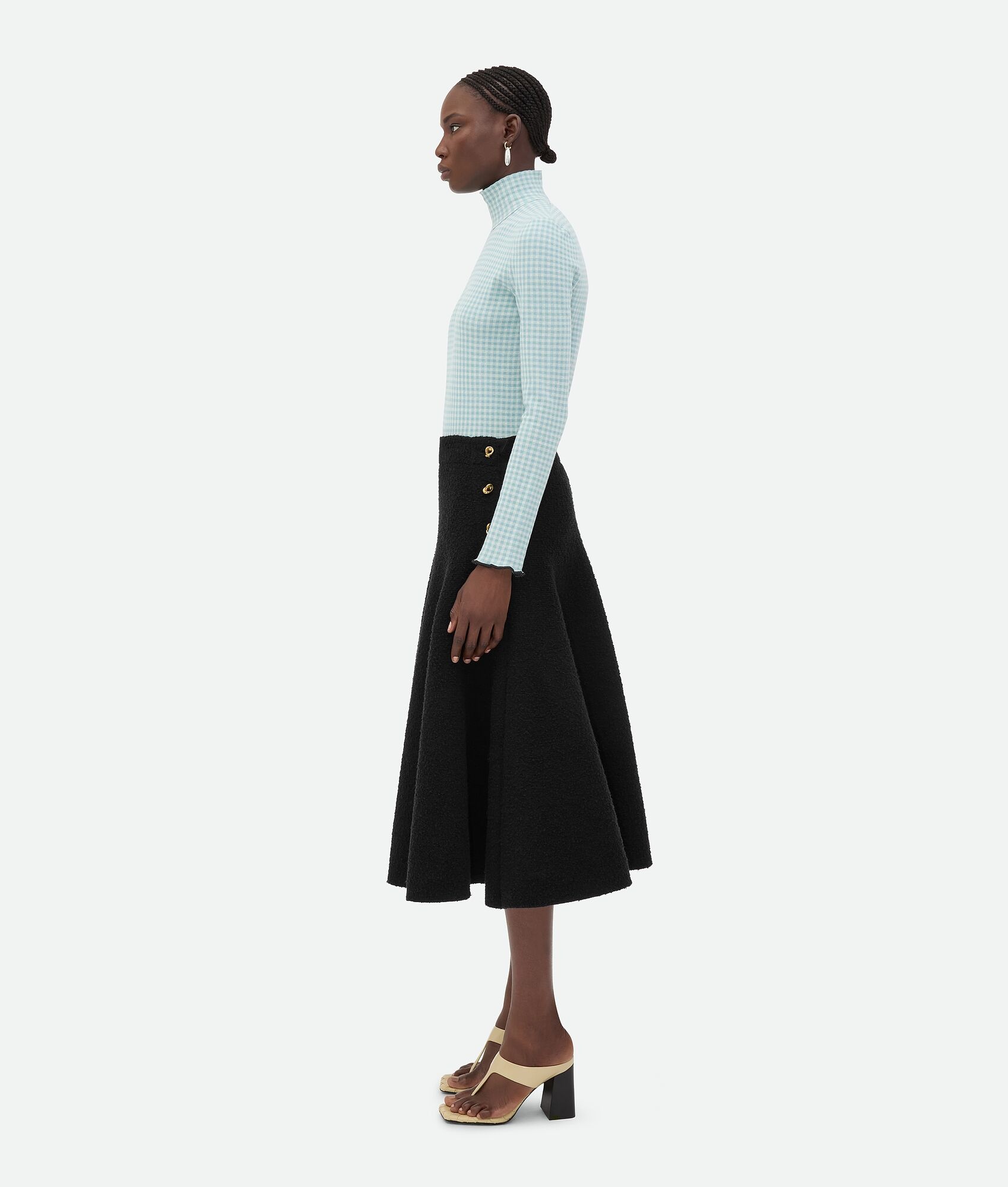 Wool Boucle Skirt - 3