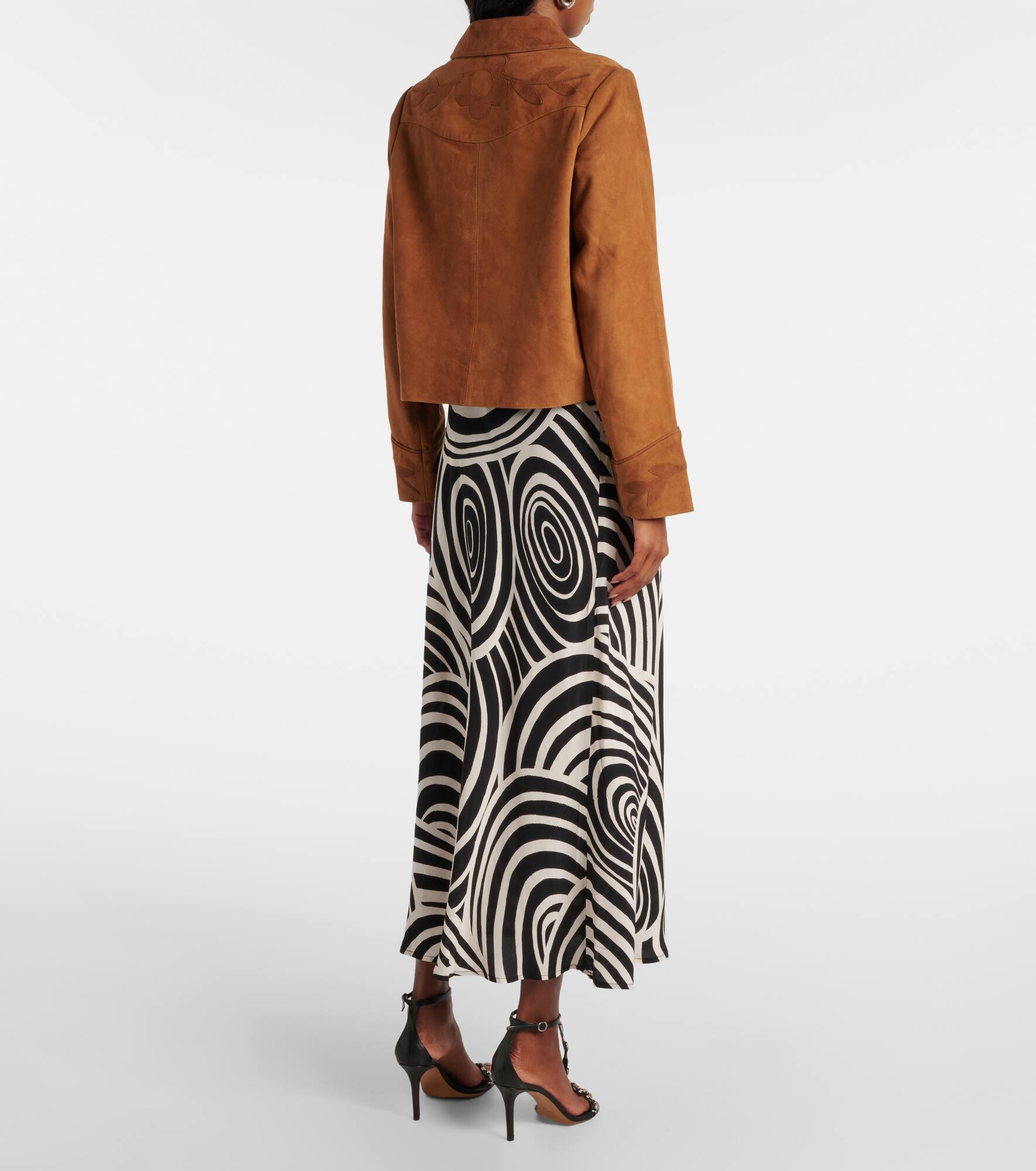 Dionne appliqué suede jacket - 3