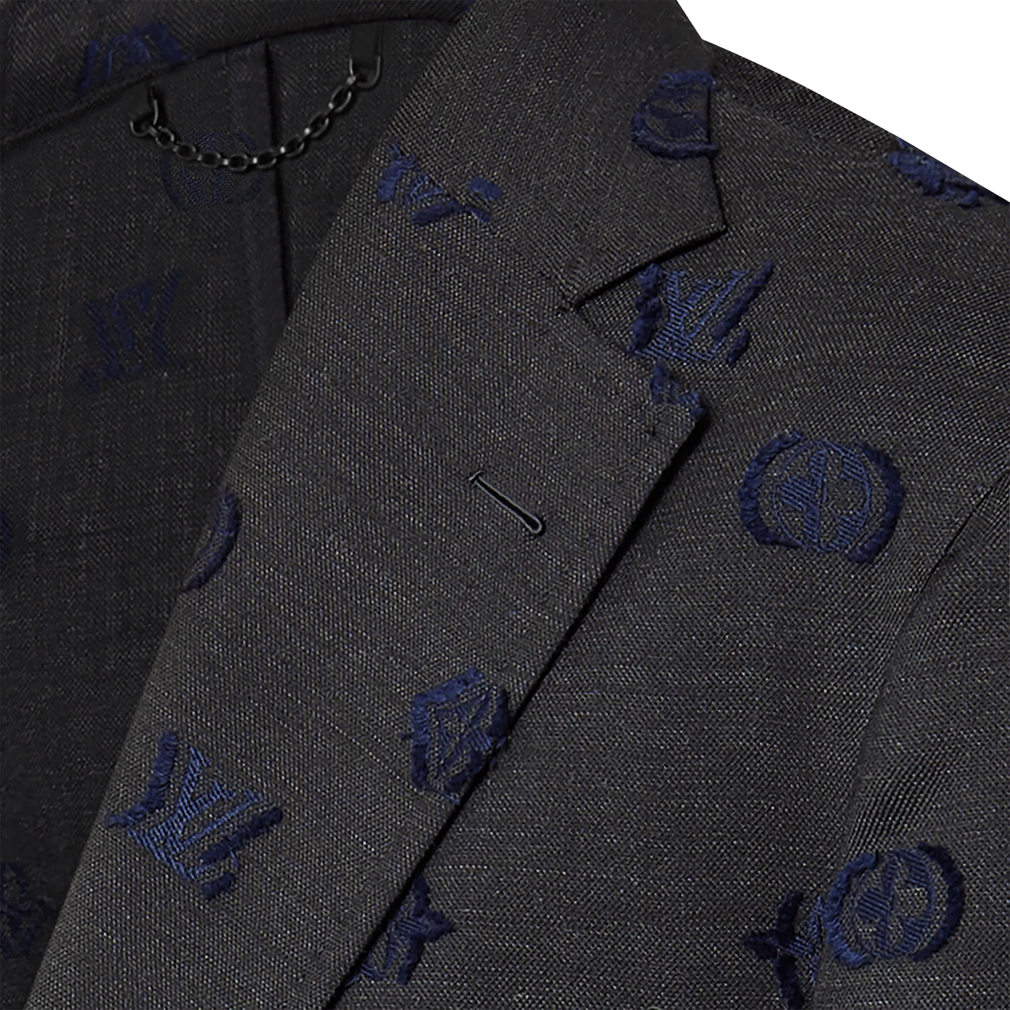 Single-Breasted Wool Blend Napolitana Jacket - 2
