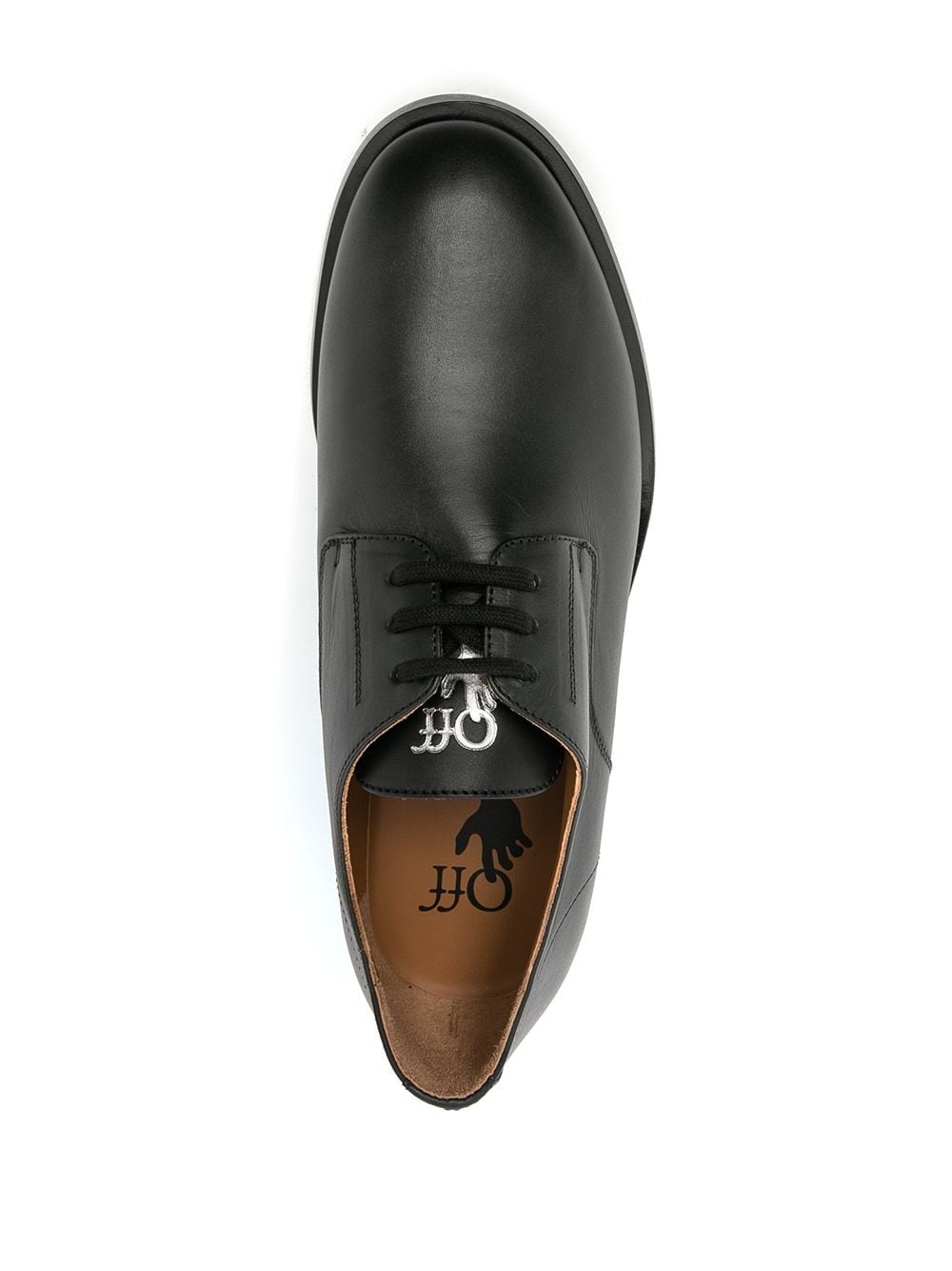 contrasting-sole Derby shoes - 4