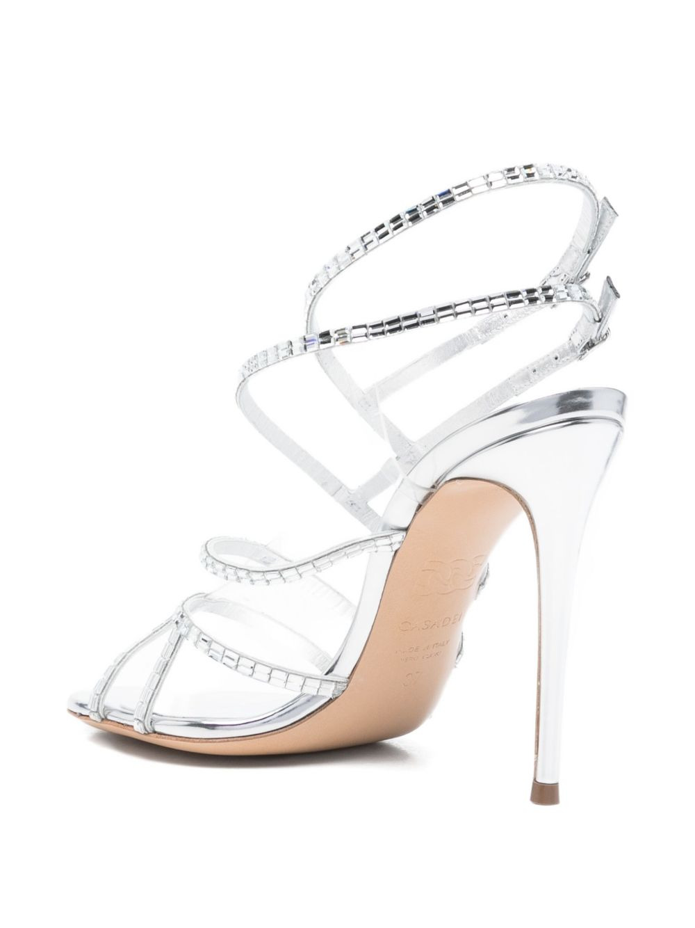 80mm Starsway Cage crystal-embellished stiletto pumps - 3
