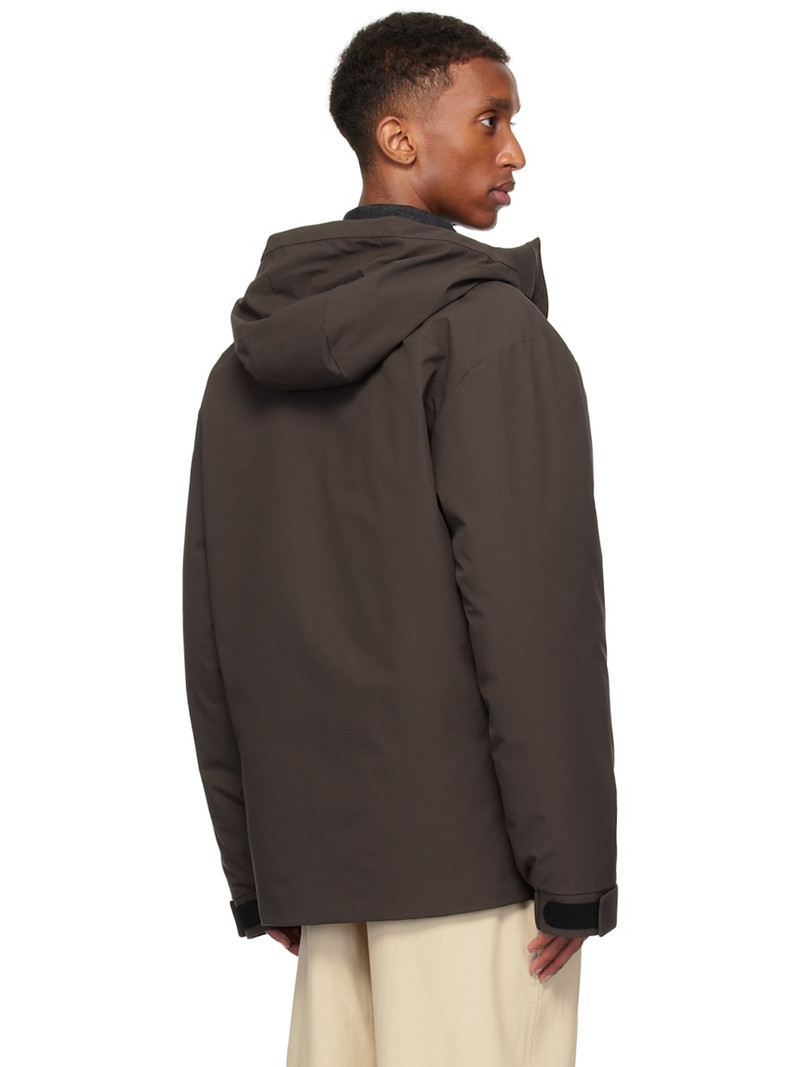 Brown Riz Short Down Jacket 3