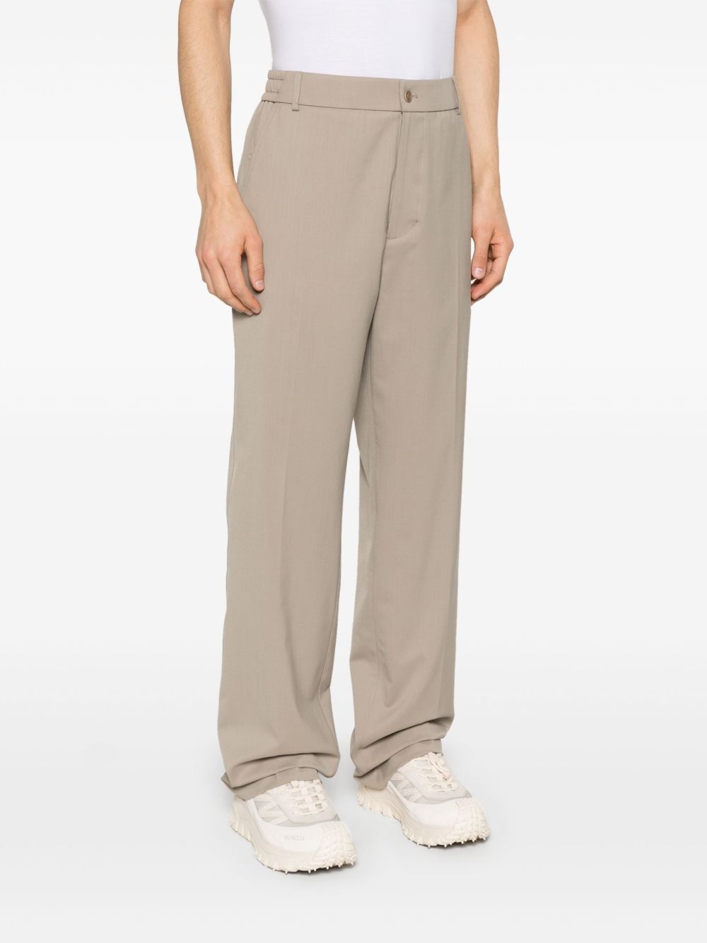 gabardine tailored trousers - 3