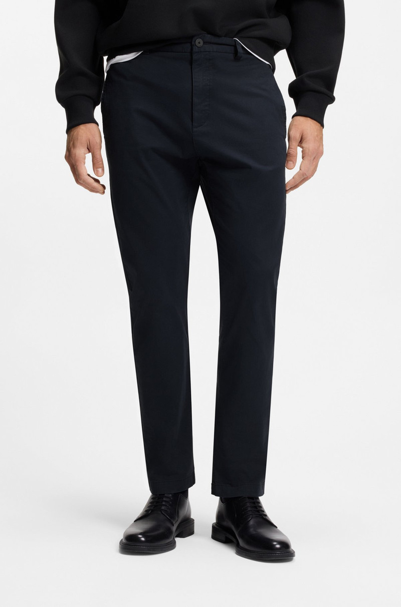 SLIM-FIT TROUSERS IN STRETCH-COTTON GABARDINE 2