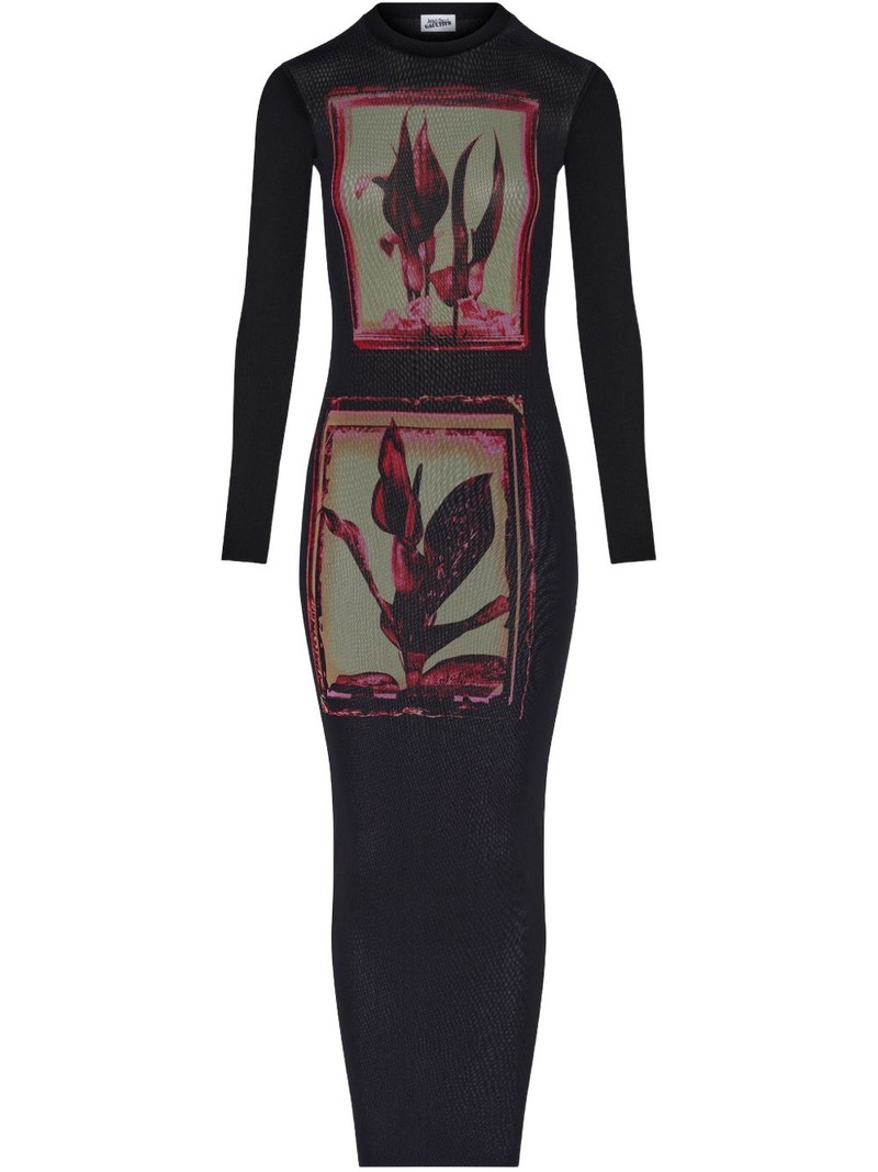 Flowers Cadres maxi dress 1