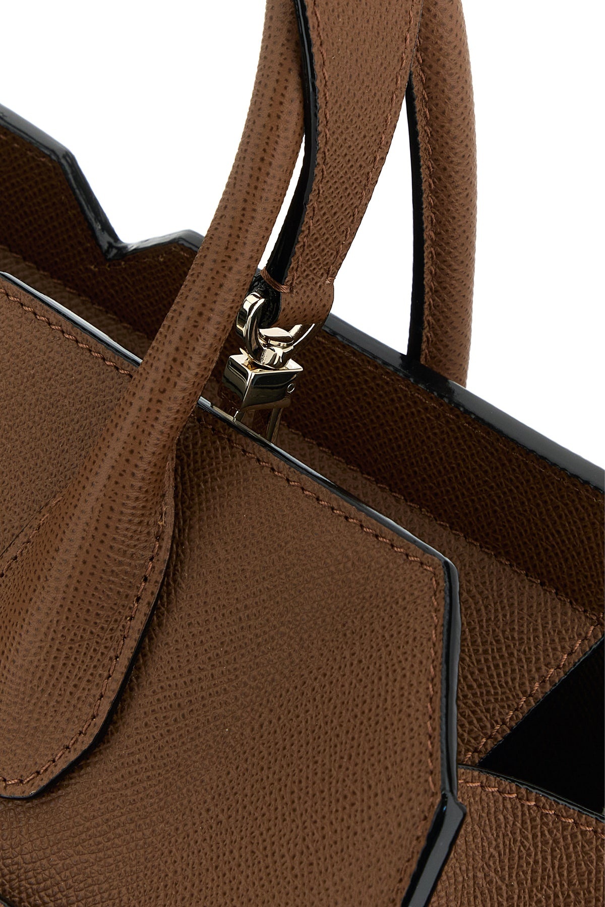 Caramel leather medium Milano shopping bag - 4