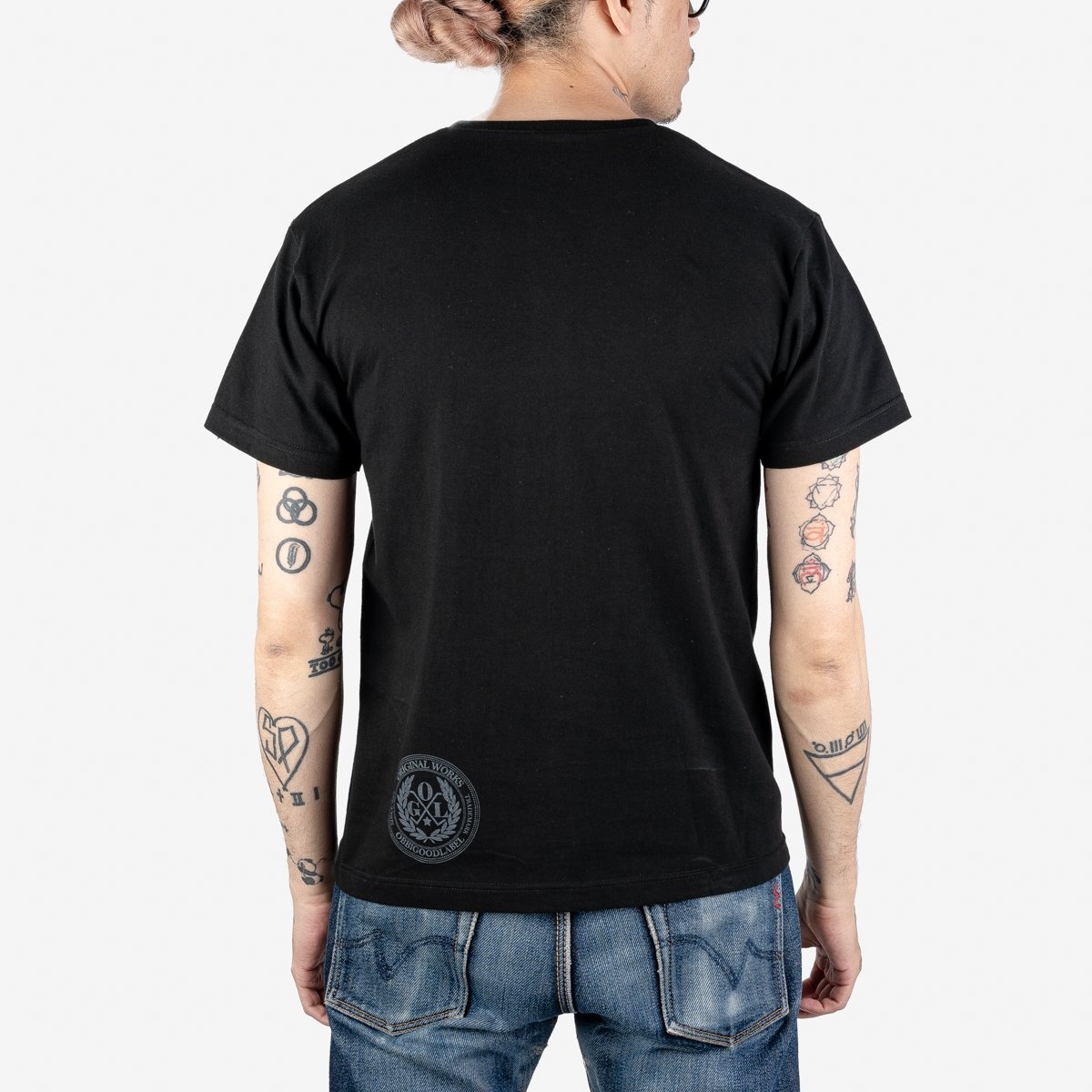OGL 5.6oz Henley Tee - Black - 3
