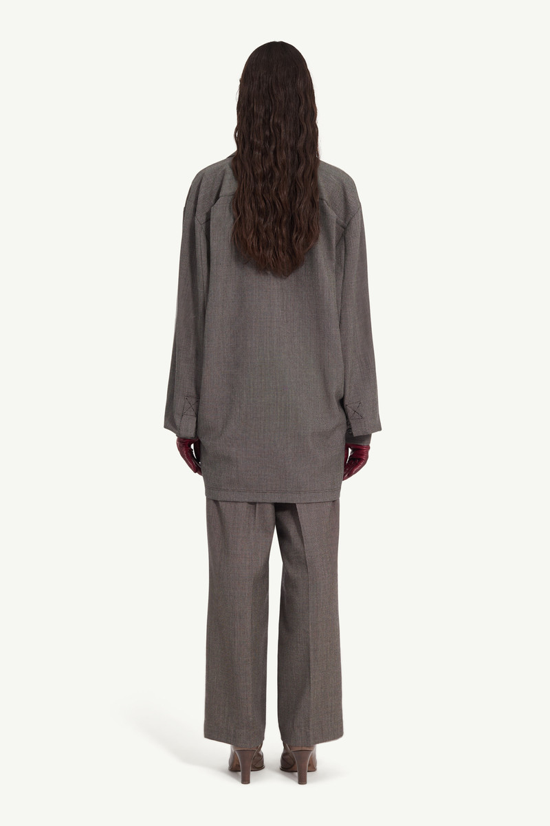 Tweed shirt dress 3