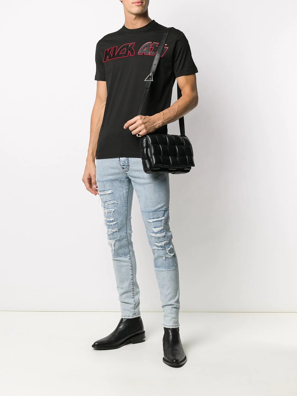 distressed-effect skinny jeans - 2