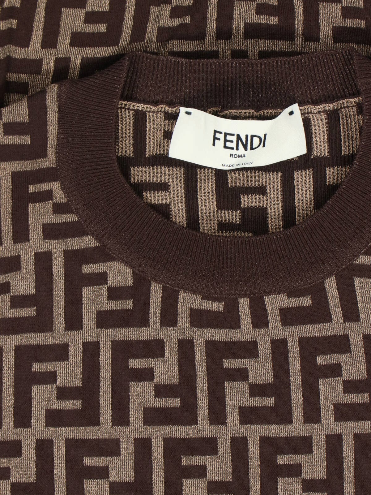 【送料&関税込】Fendi Ff Logo Sweater FENDI 'FF' LOGO SWEATER | sugar | REVERSIBLE