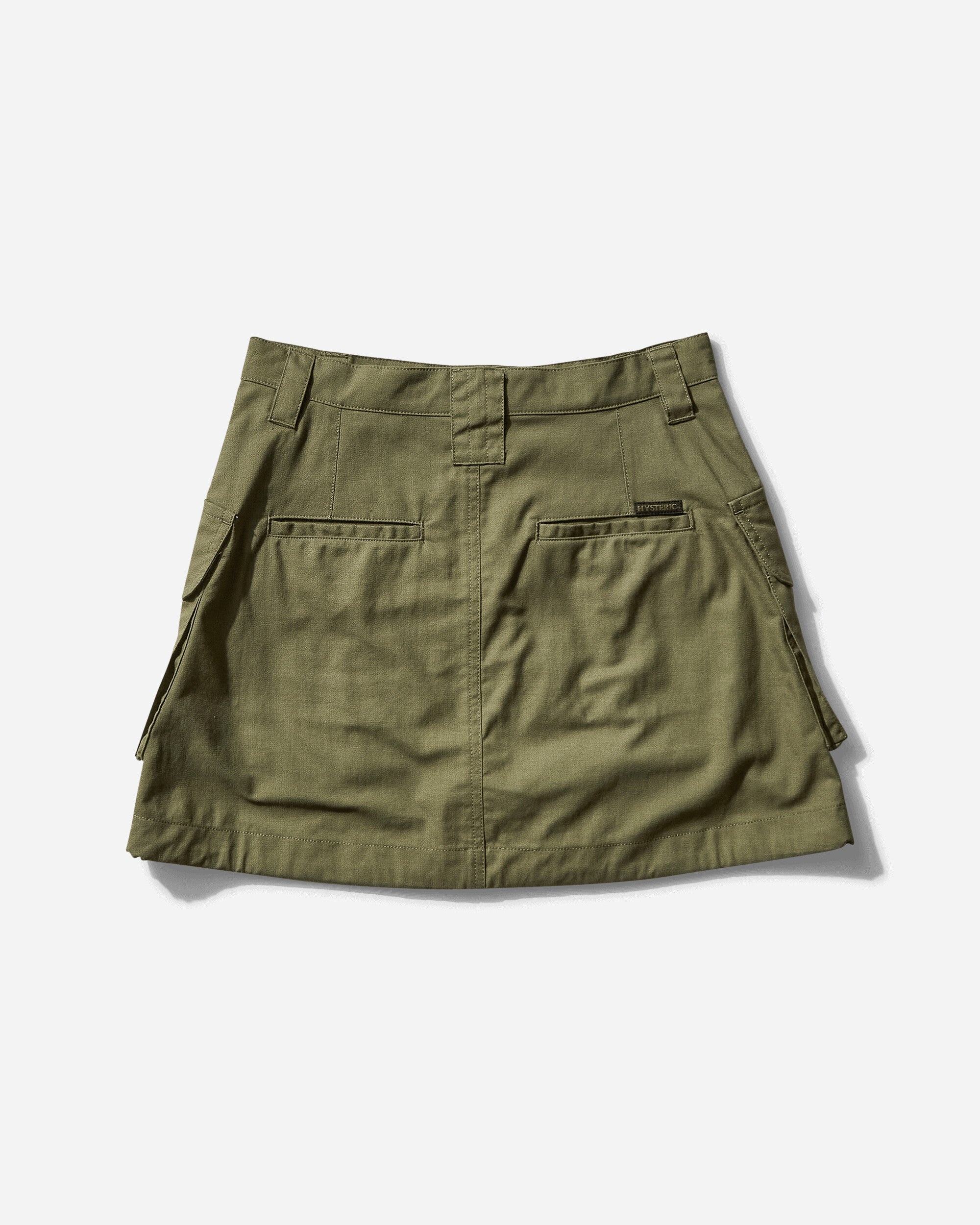 Women's Military Skirt Khaki - 2