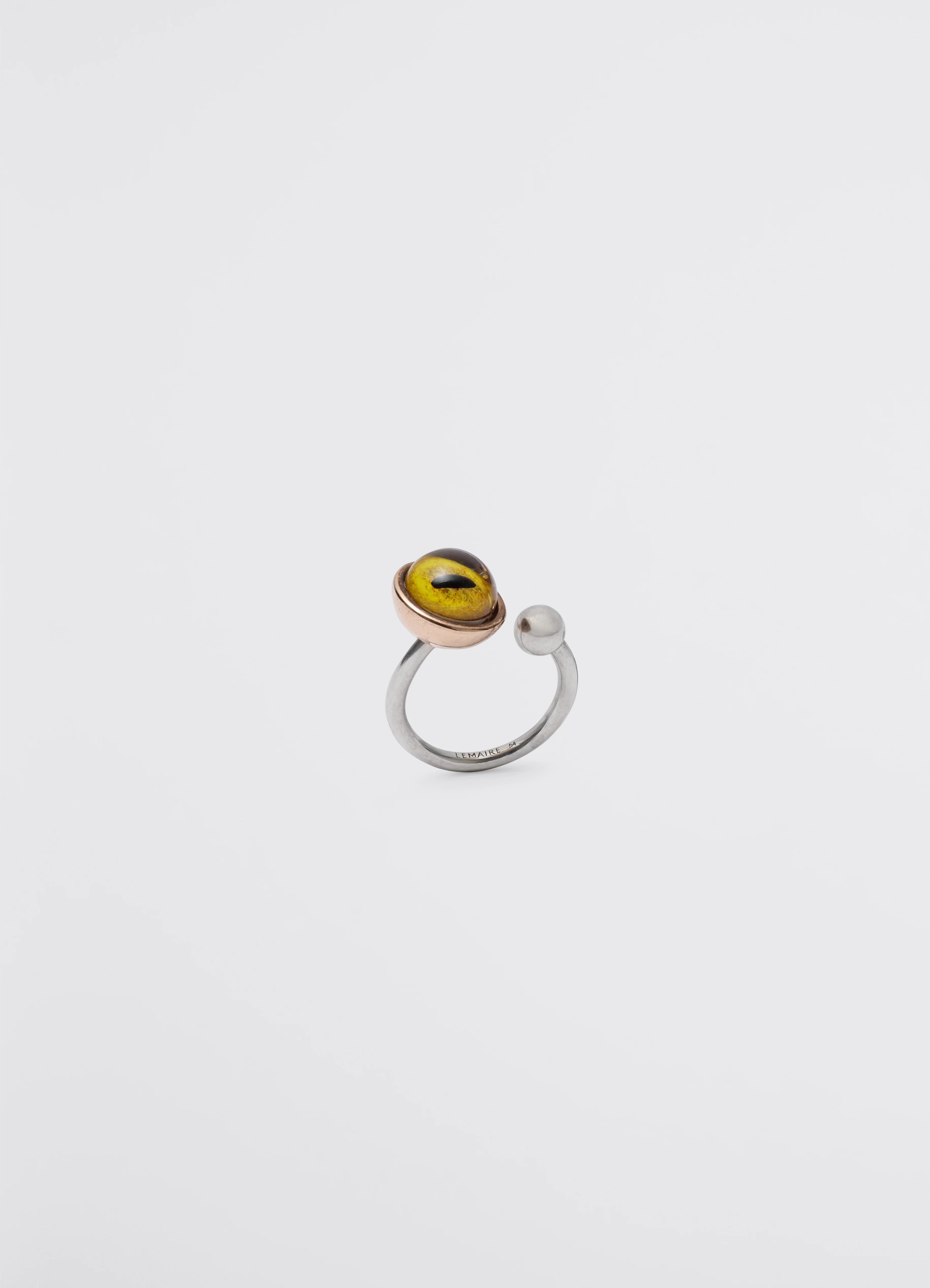 CAT EYE RATTLE RING - 1