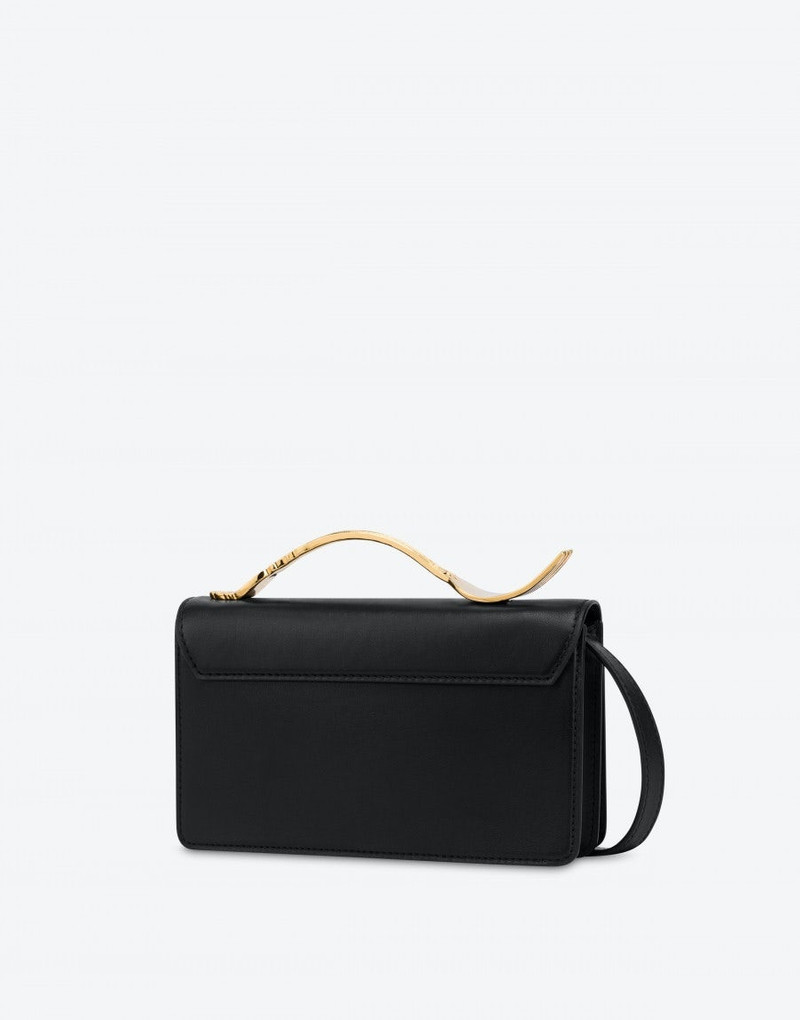 CALFSKIN CUTLERY DETAIL CLUTCH 2