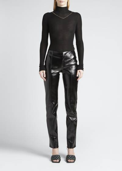 Bottega Veneta Leather Skinny-Leg Pants outlook