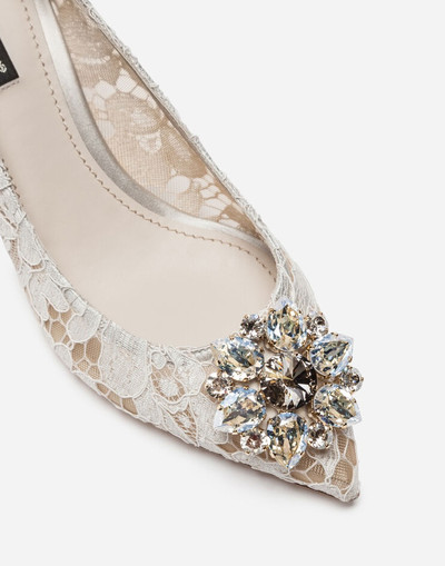 Dolce & Gabbana Pump in Taormina lace with crystals outlook