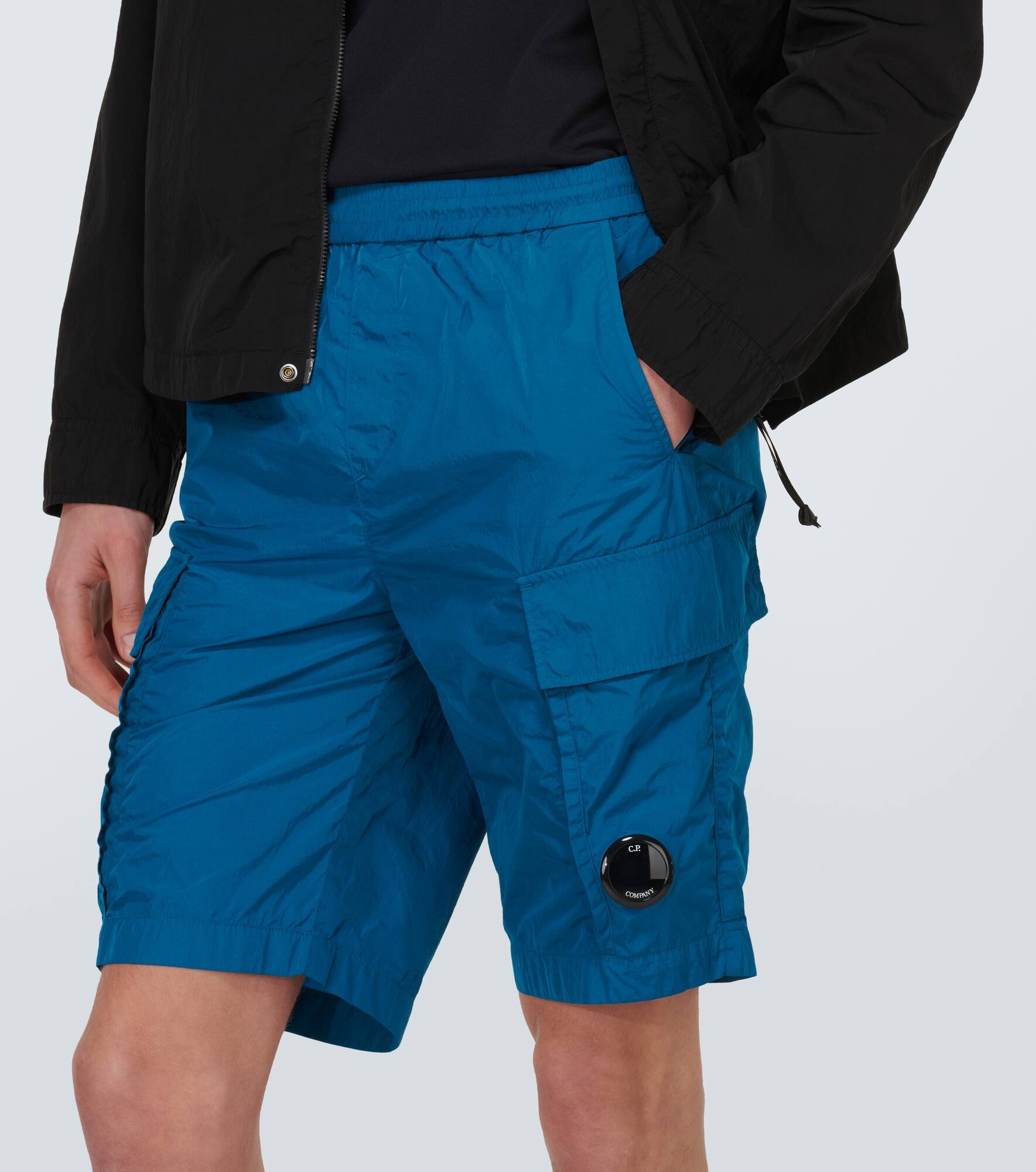 Taffeta cargo shorts - 5