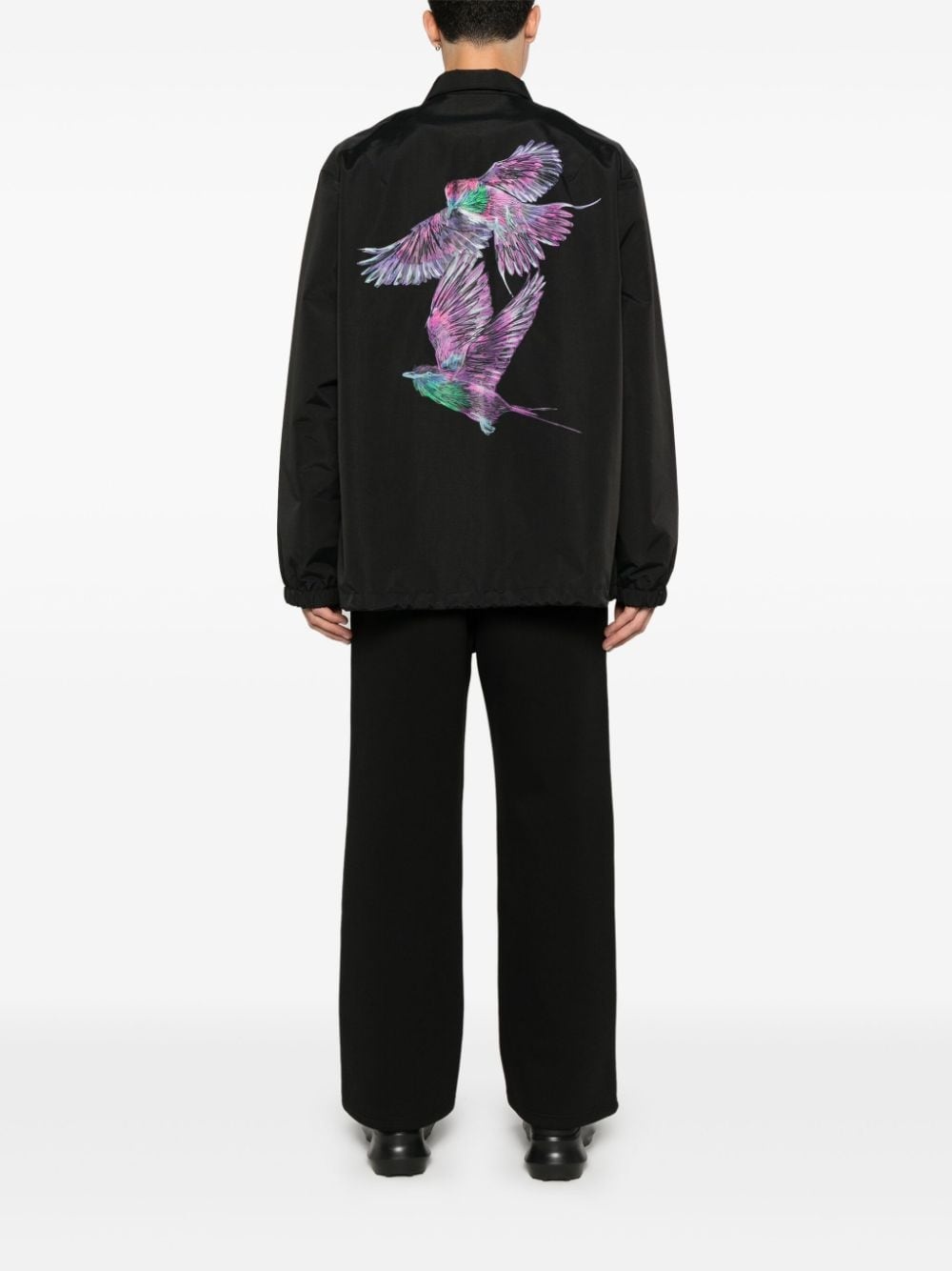 graphic-print jacket - 2