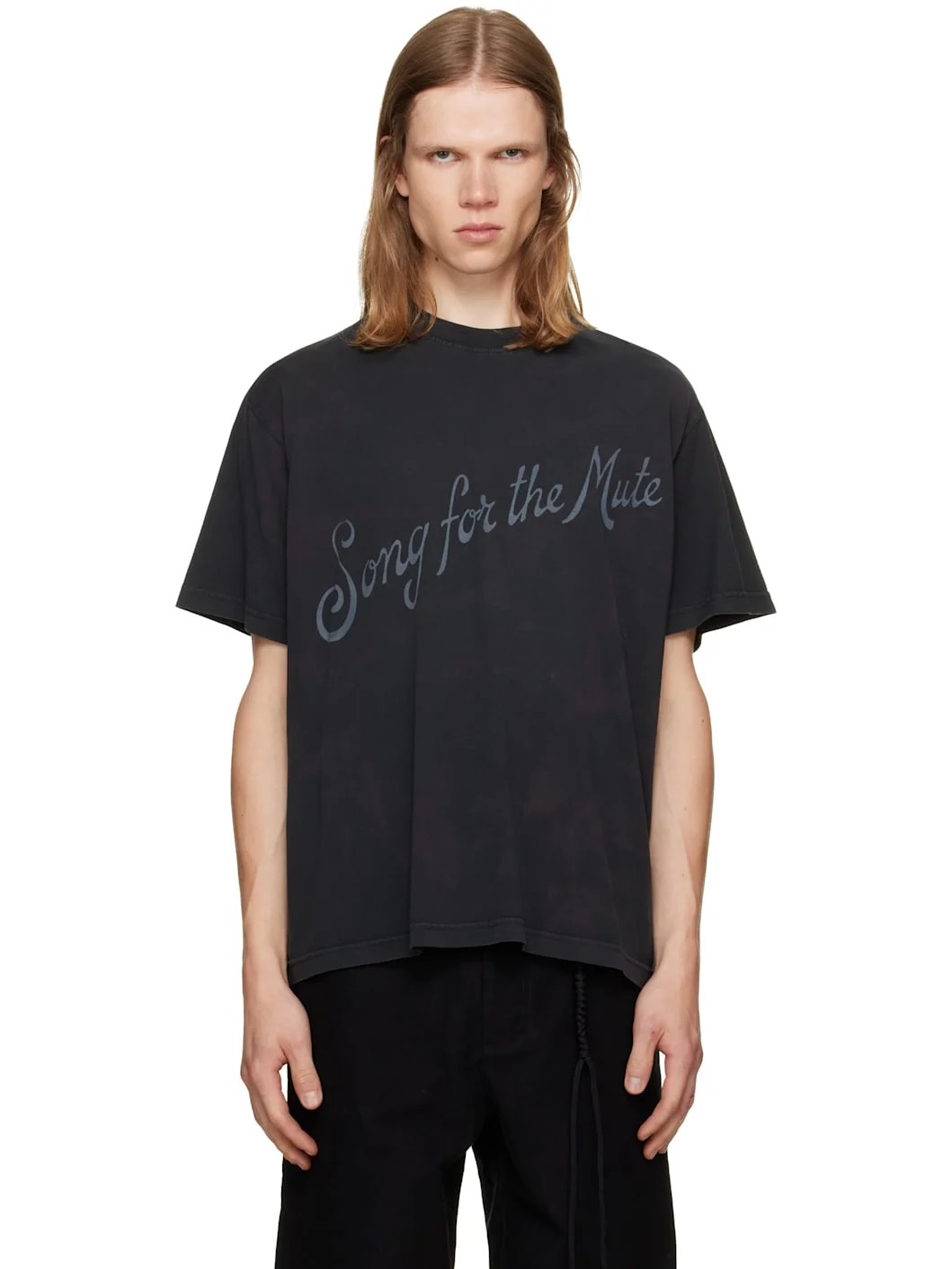 Black Drape Jersey 'Song For The Mute' Standard T-shirt - 1