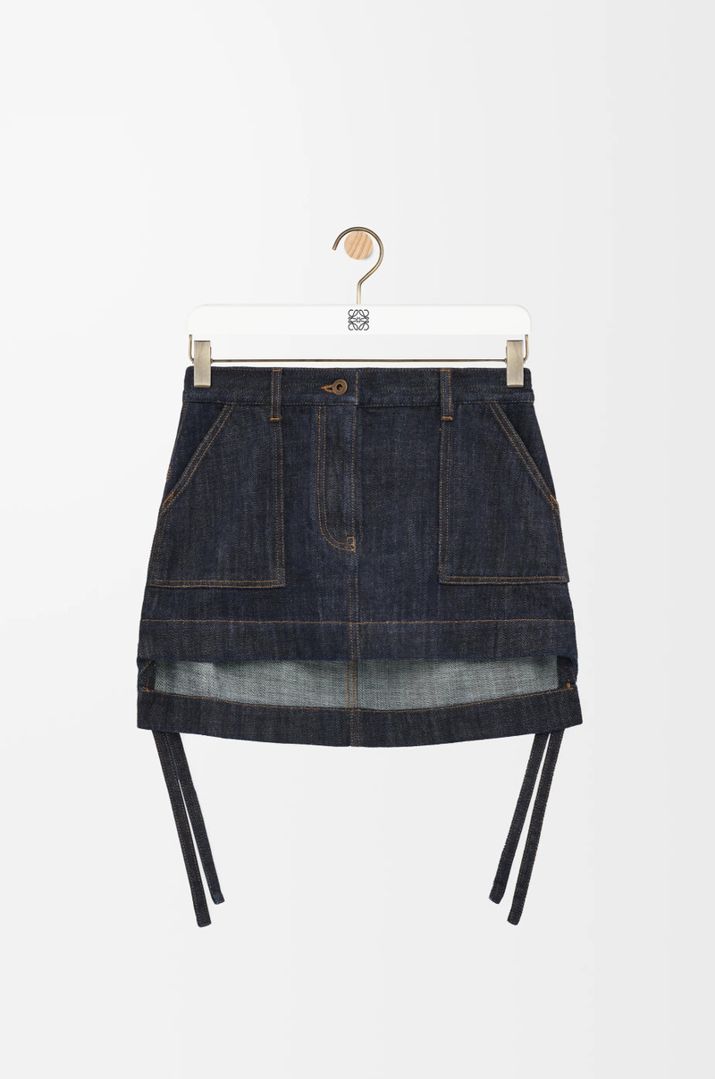 Workwear skirt in denim 1