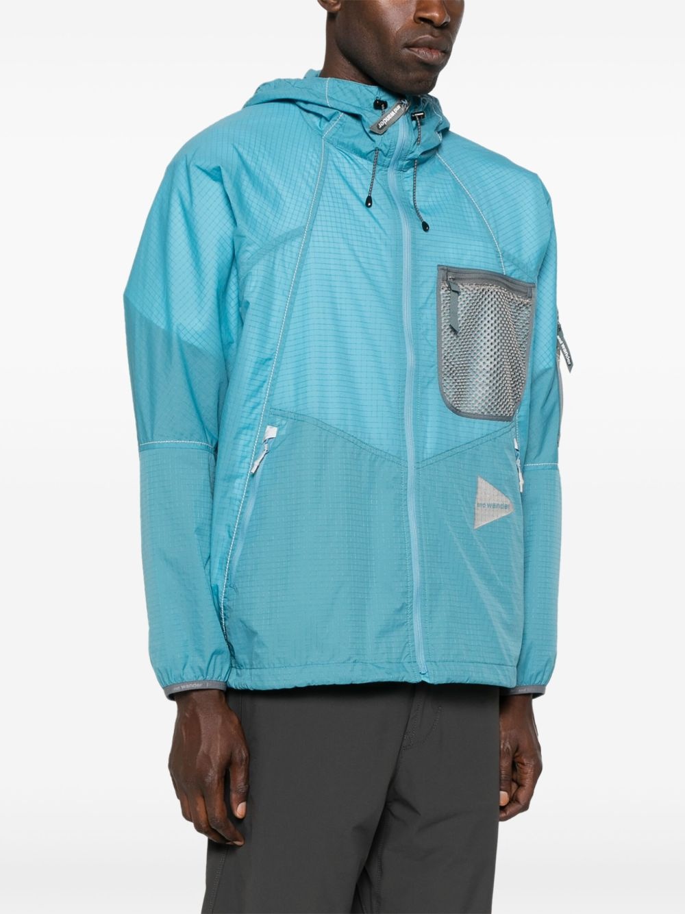 Breath Rip hooded mesh-pocket jacket - 3