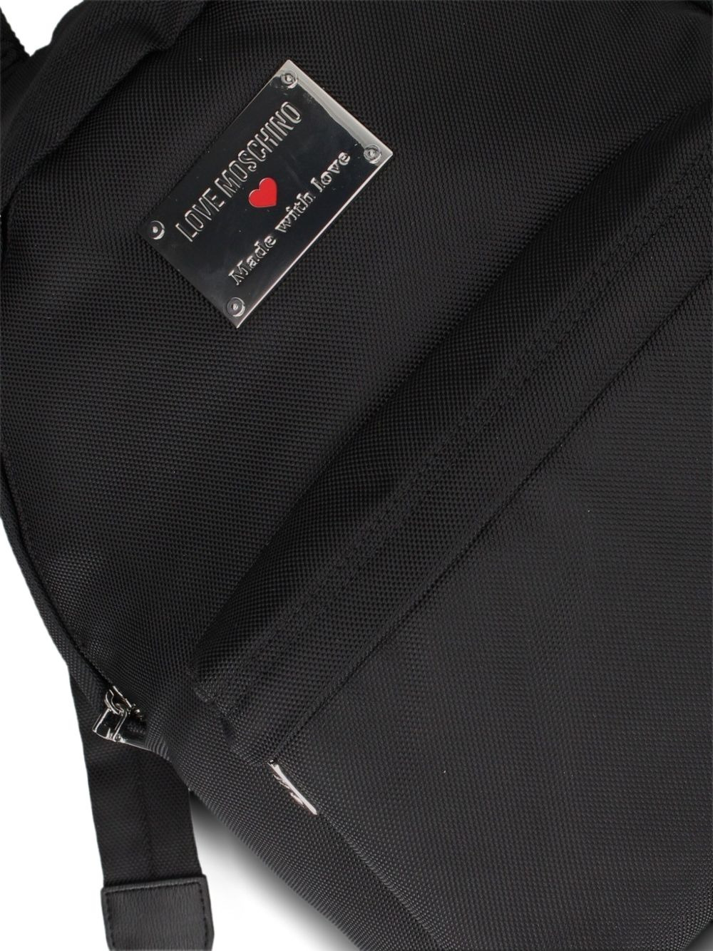 logo-plaque backpack - 4
