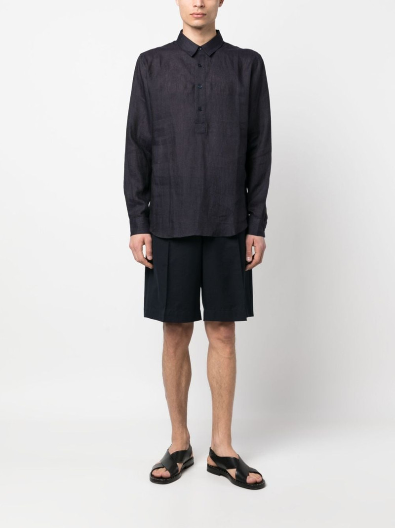 ORLEBAR BROWN long-sleeve linen shirt outlook