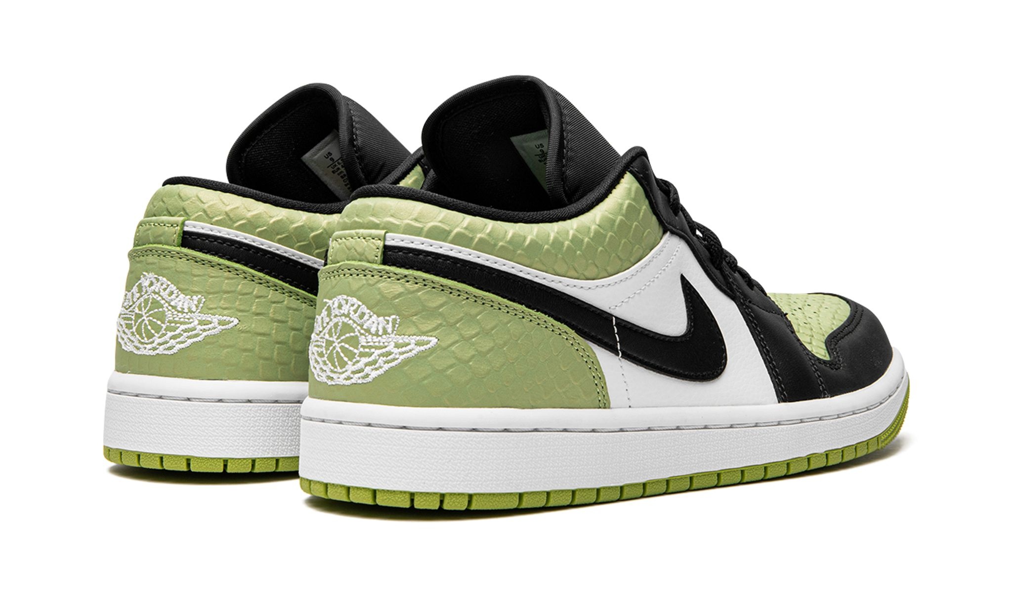 WMNS Air Jordan 1 Low SE "Vivid Green Snakeskin" - 3